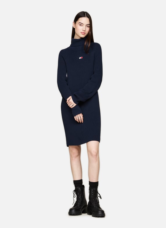 Robe Pull Col Roulé Tommy Hilfiger Femme Robe Pull Pull Col Roule