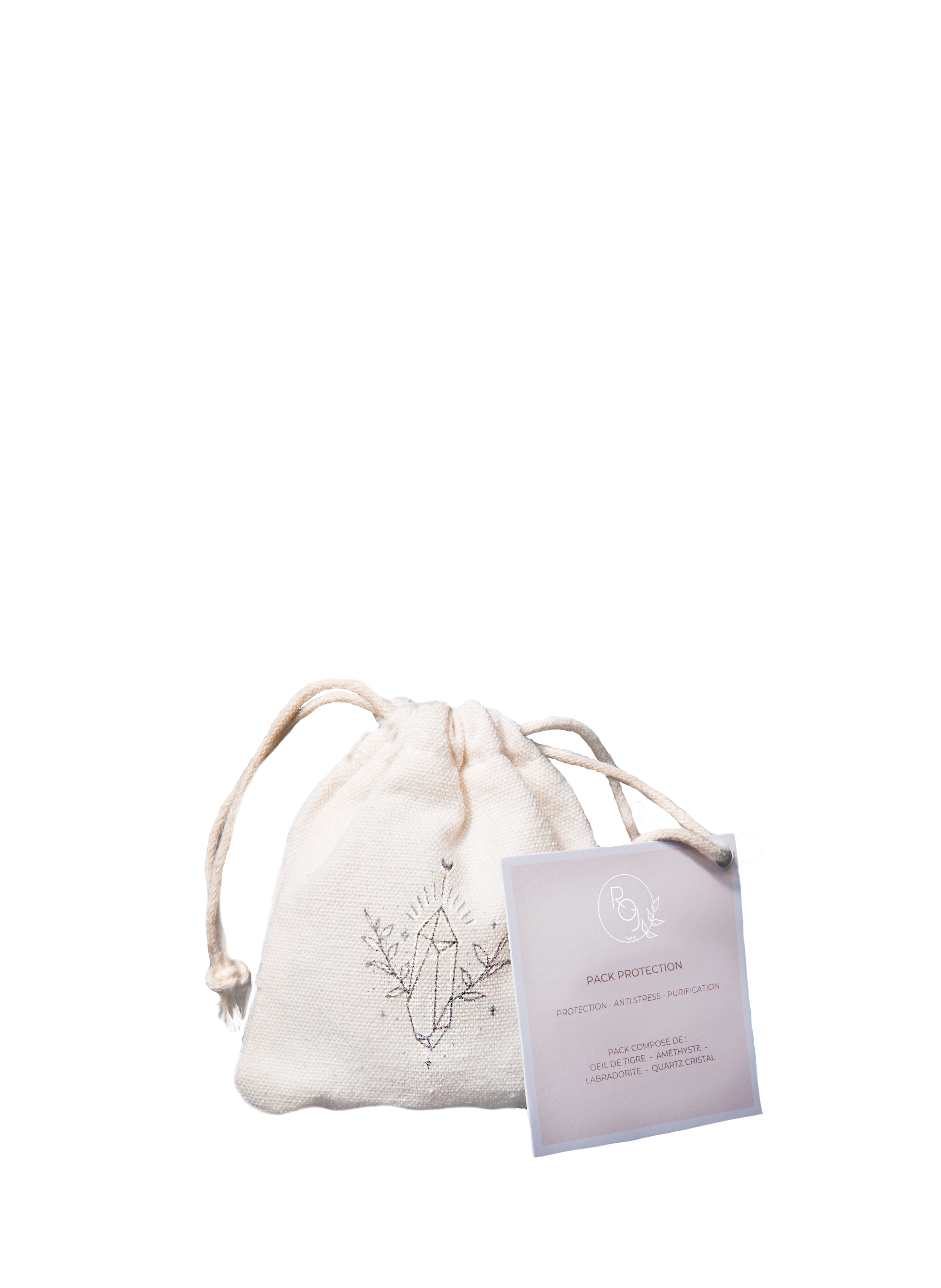 Happiness Pack: Set of 4 healing stones ROLL ON JADE No color