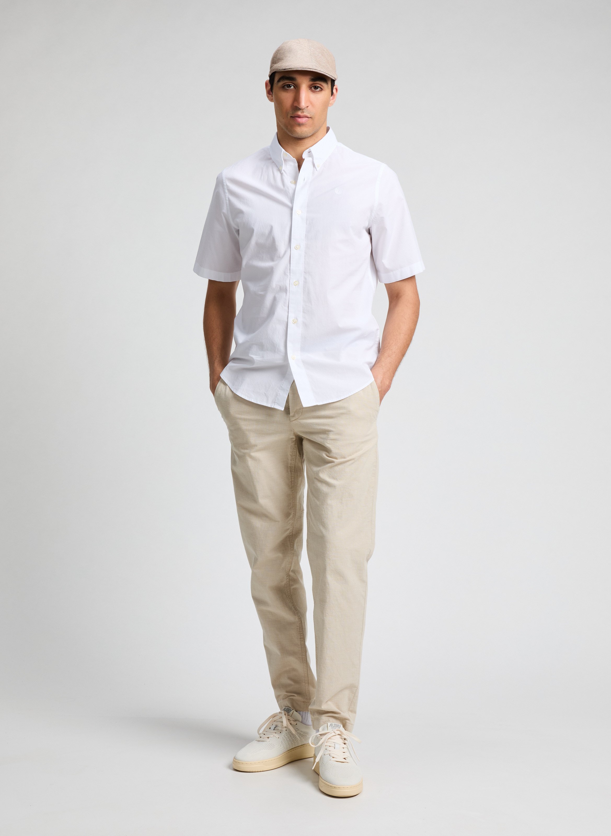 Pantalon à cordon en coton  TIMBERLAND Beige