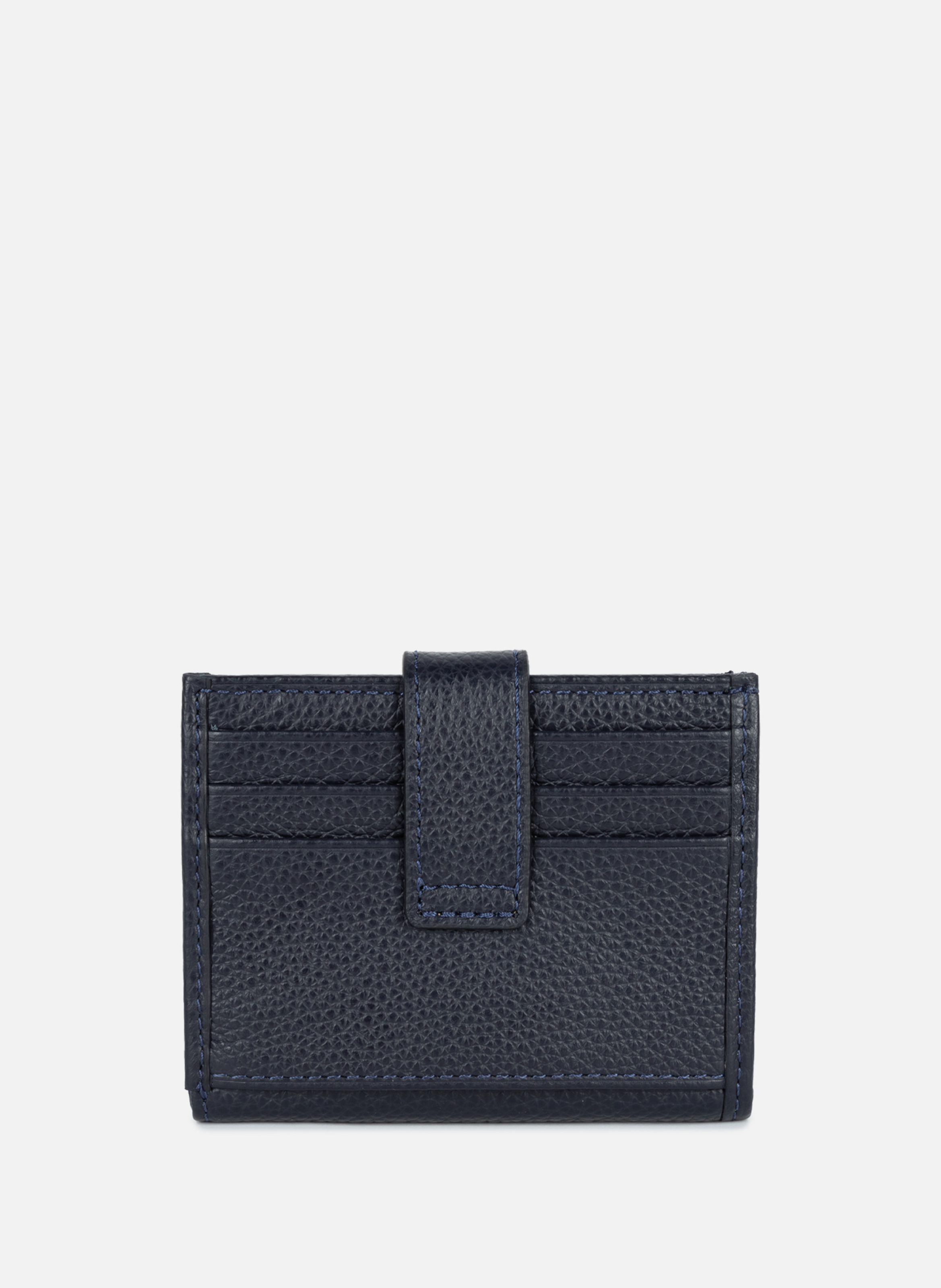 Porte-cartes - foulonné pm Bleu