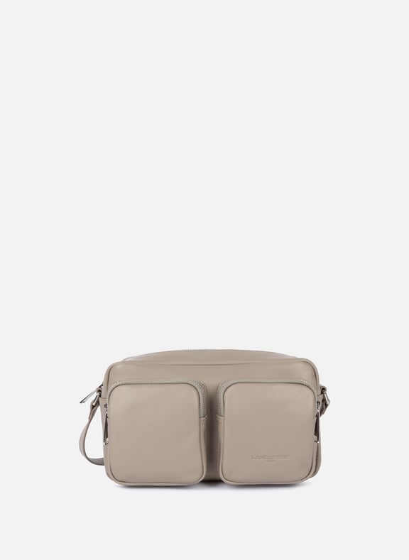Sac trotteur - soft caramella Gris by LANCASTER LANCASTER Sac trotteur - soft caramella Gris