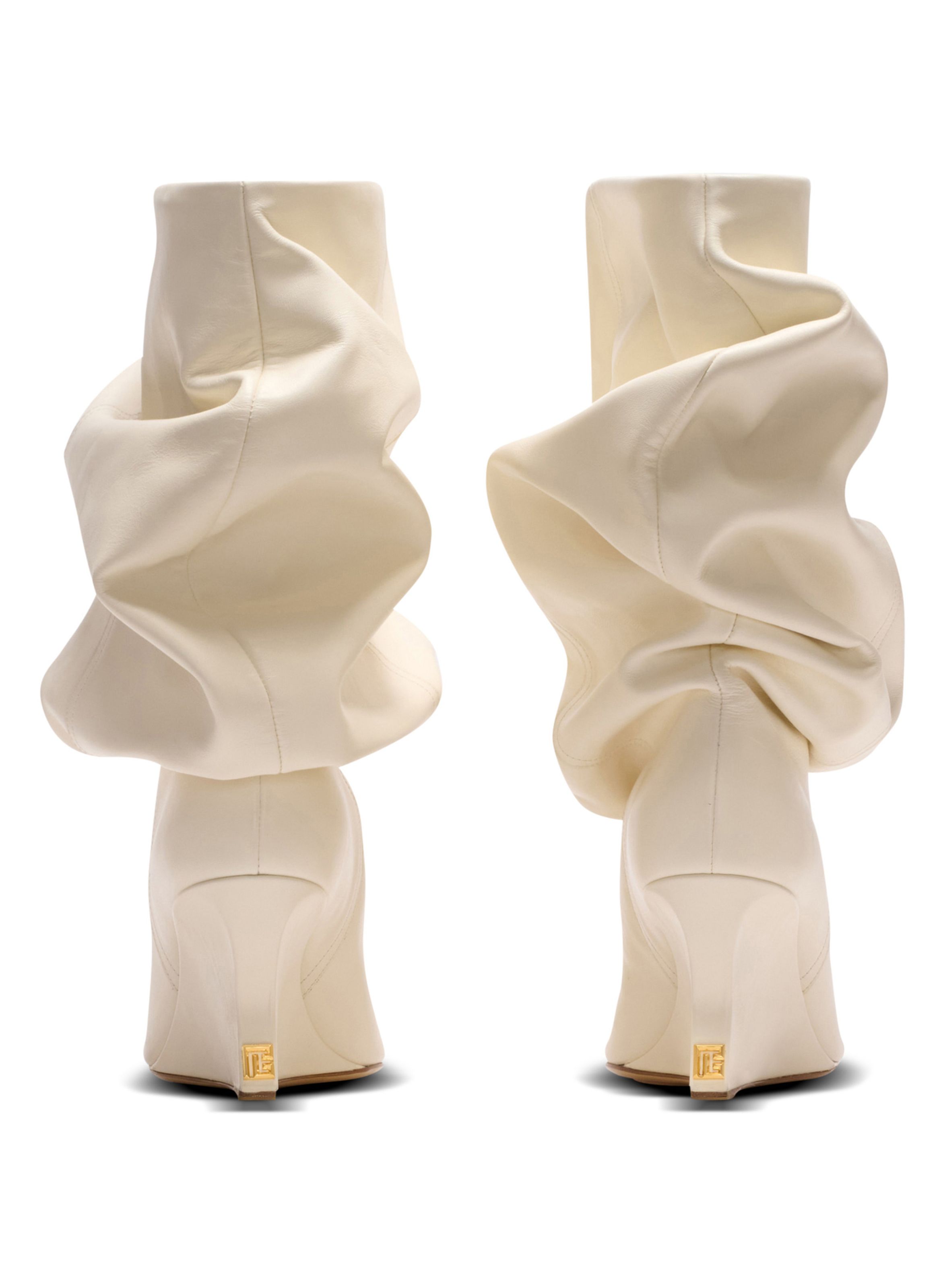 Bottines wedge BALMAIN Blanc