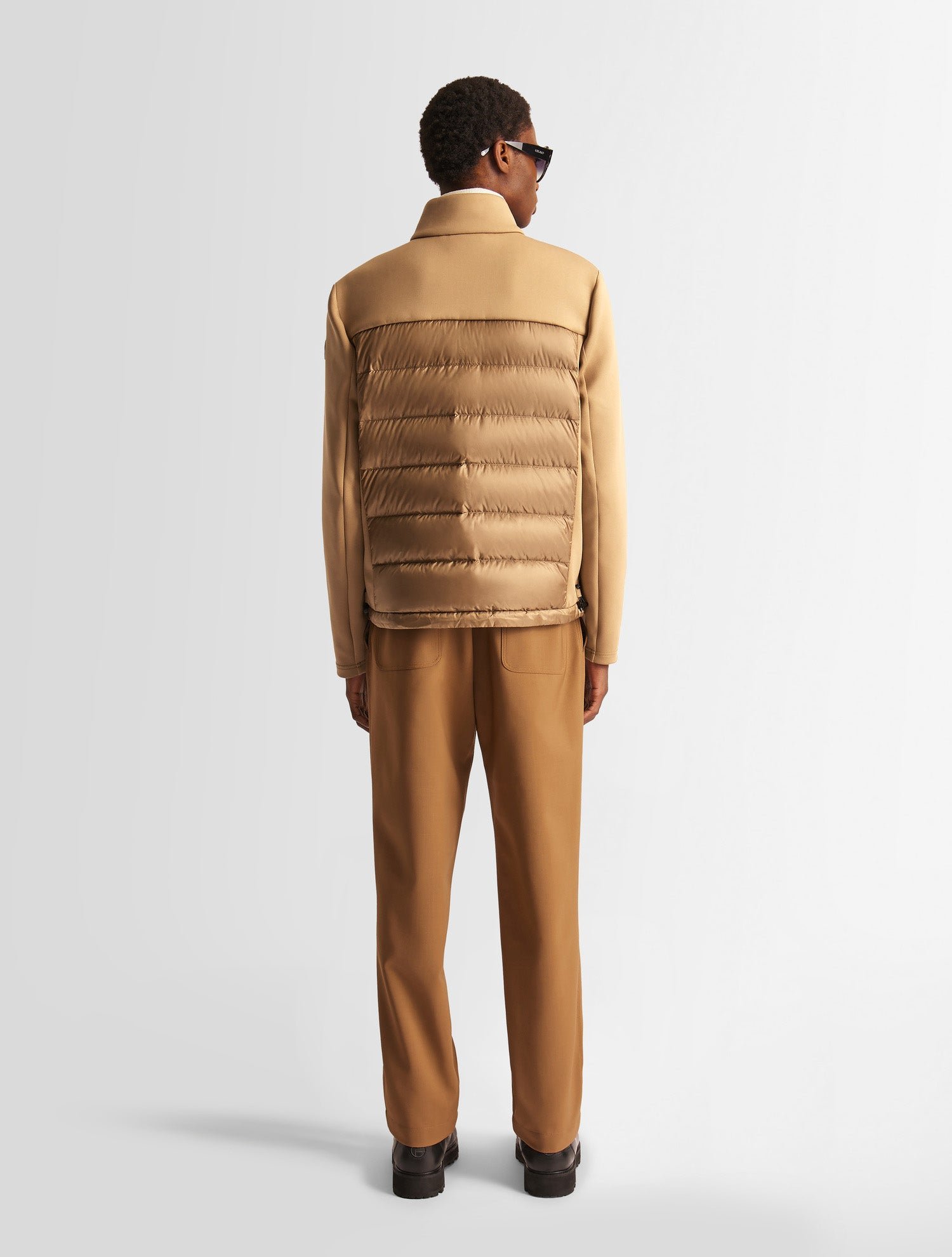 Veste mike col montant coupe regular FUSALP Beige