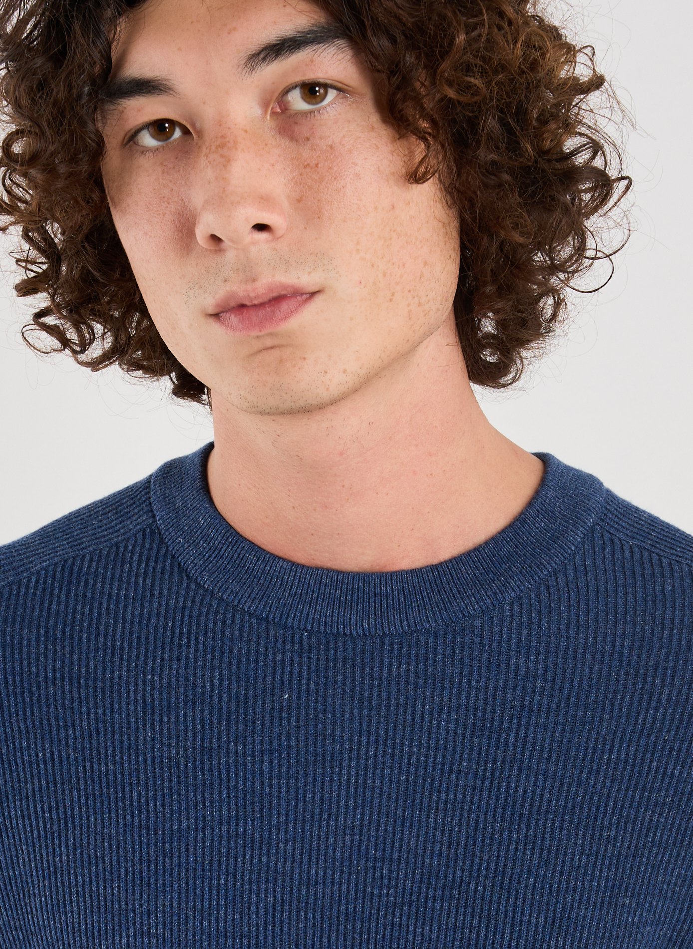 Ribbed jumper NN.07 Blue