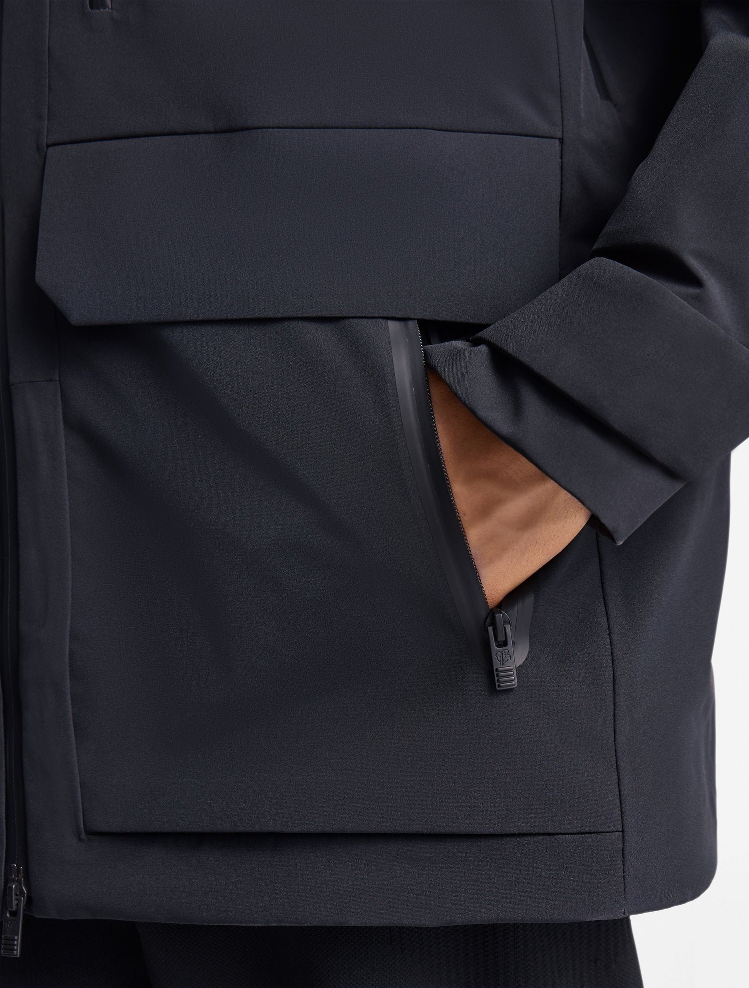 Veste de ski bromonz col capuche coupe regular FUSALP Noir