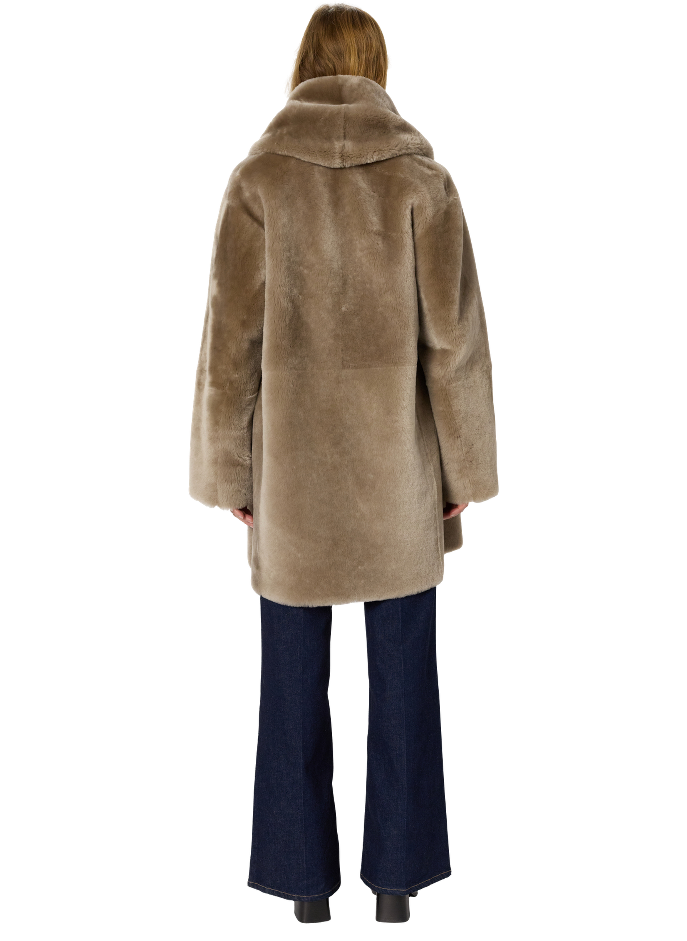 Peau lainée réversible -malia GERARD DAREL Marron