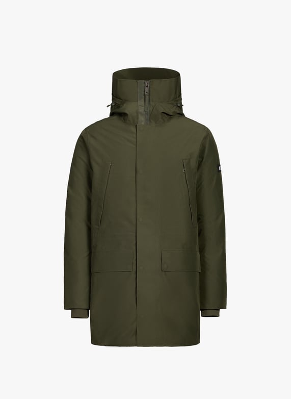 Hooded jacket | Khaki by AIGLE Hooded jacket Khaki