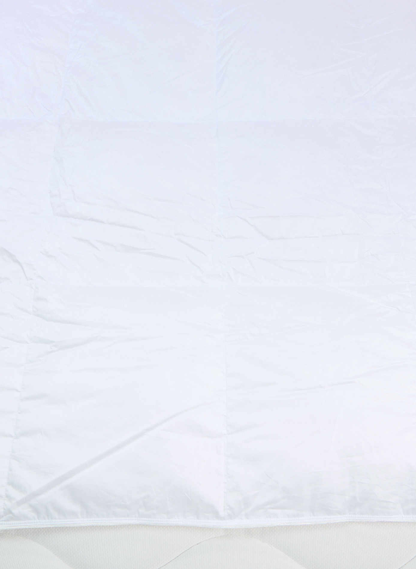 Couette naturelle chaude en satin de coton AU PRINTEMPS PARIS Blanc