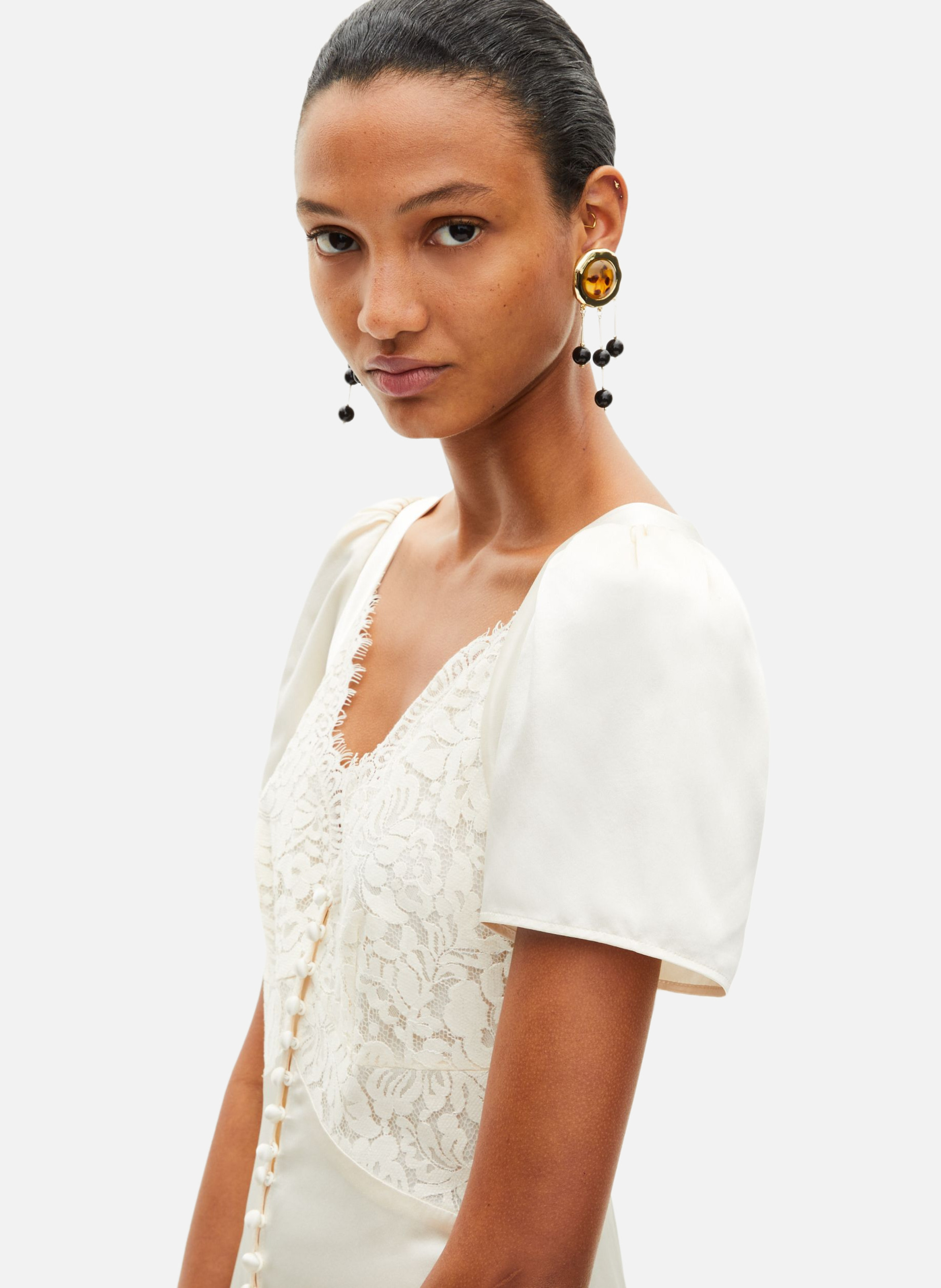 Boucles d'oreilles THE KOOPLES Jaune