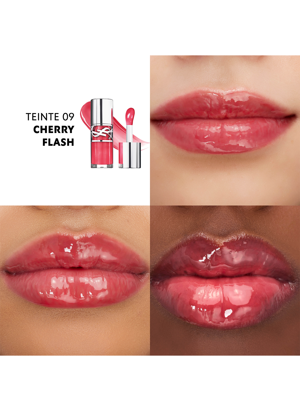 YSL Loveshine Gloss soin effet repulpant YVES SAINT LAURENT 9 cherry flash