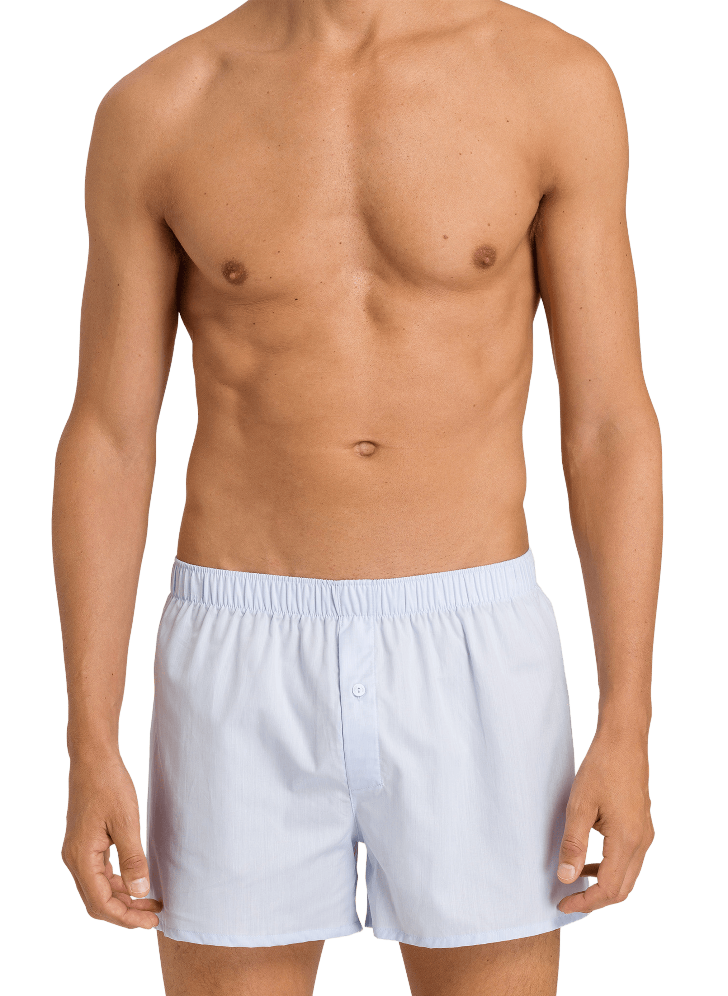 Cotton boxer shorts HANRO Blue