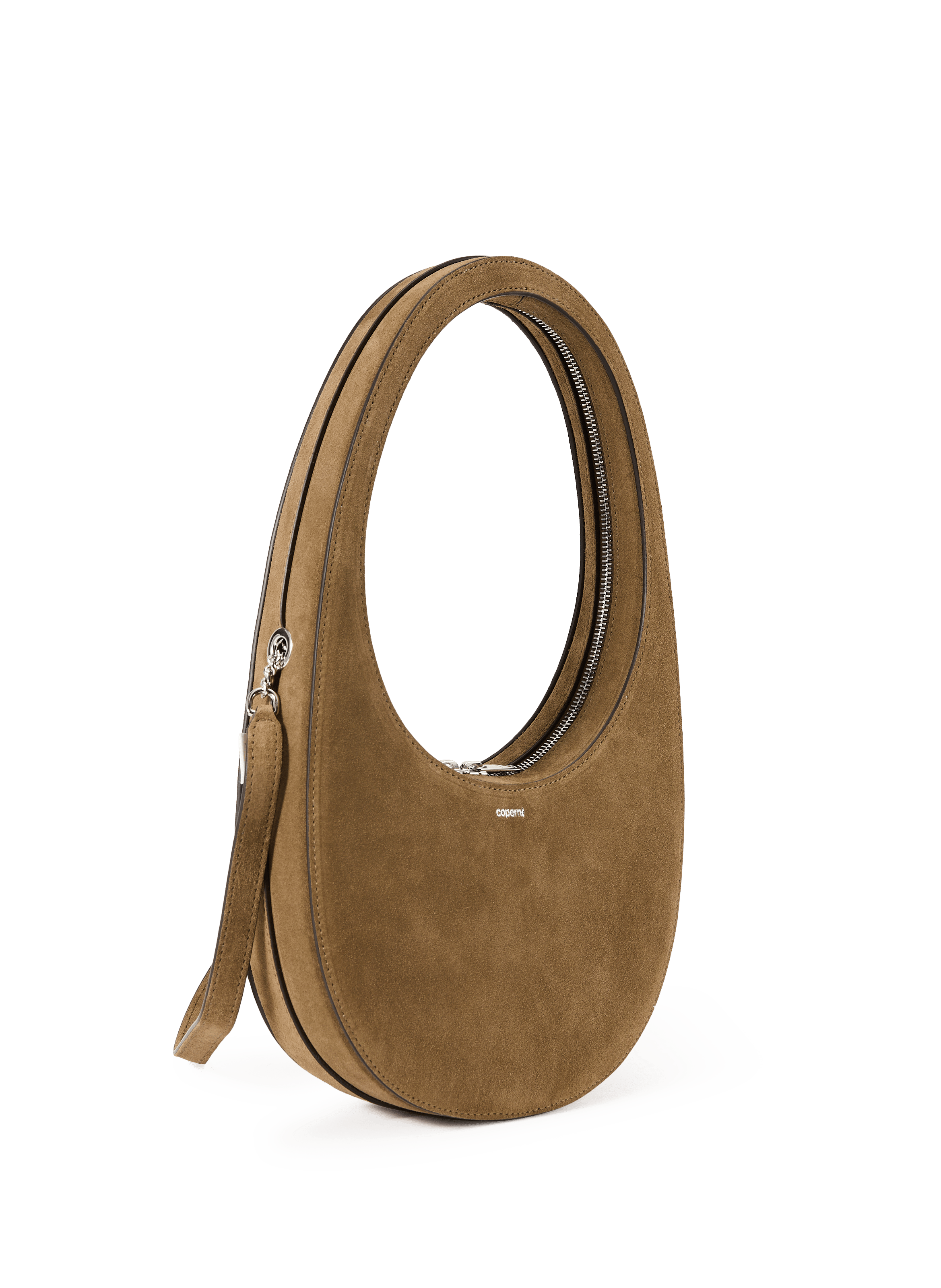 Swipe Suede Handbag COPERNI Brown