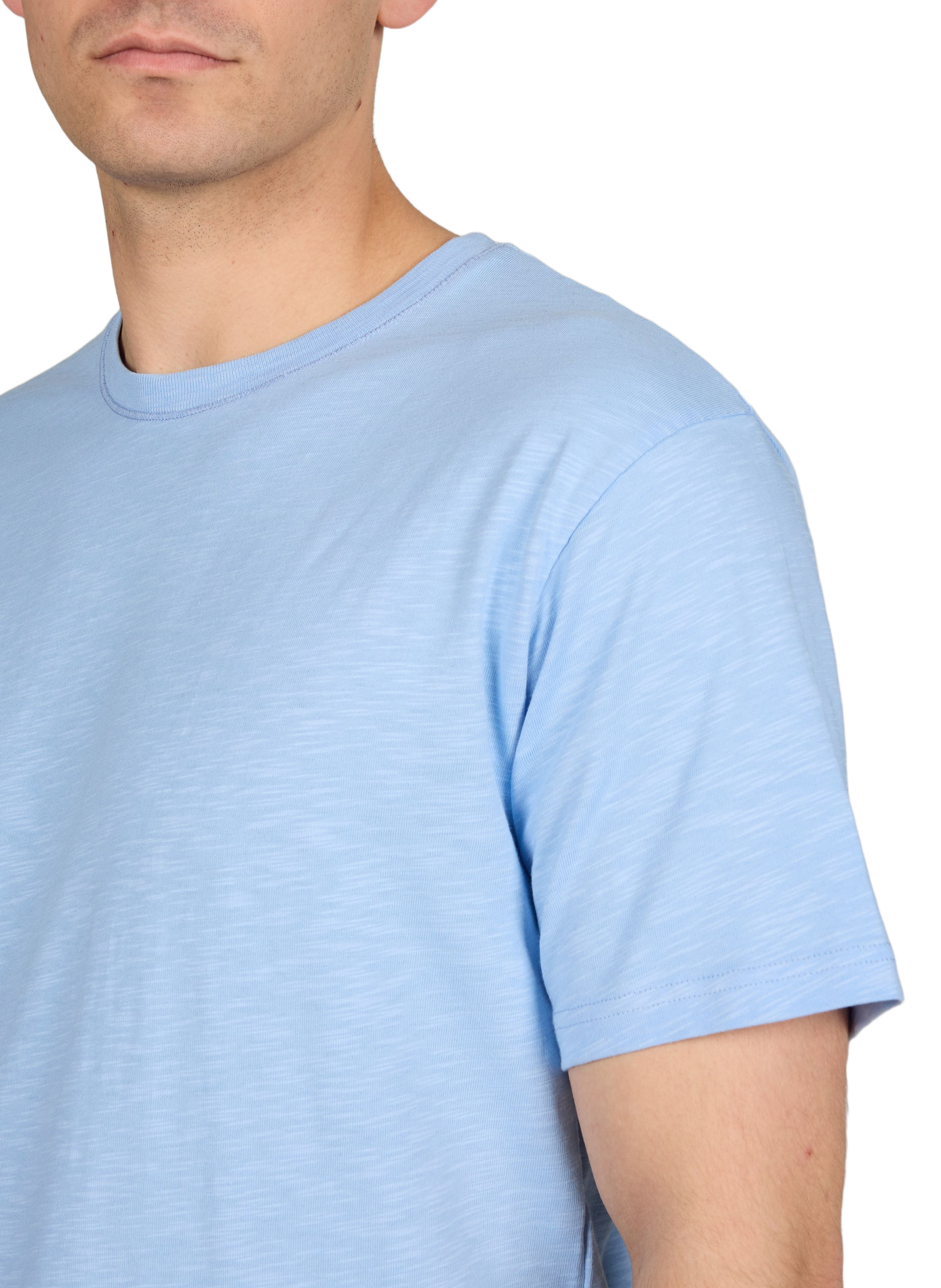 T-shirt droit en coton CLOSED Bleu