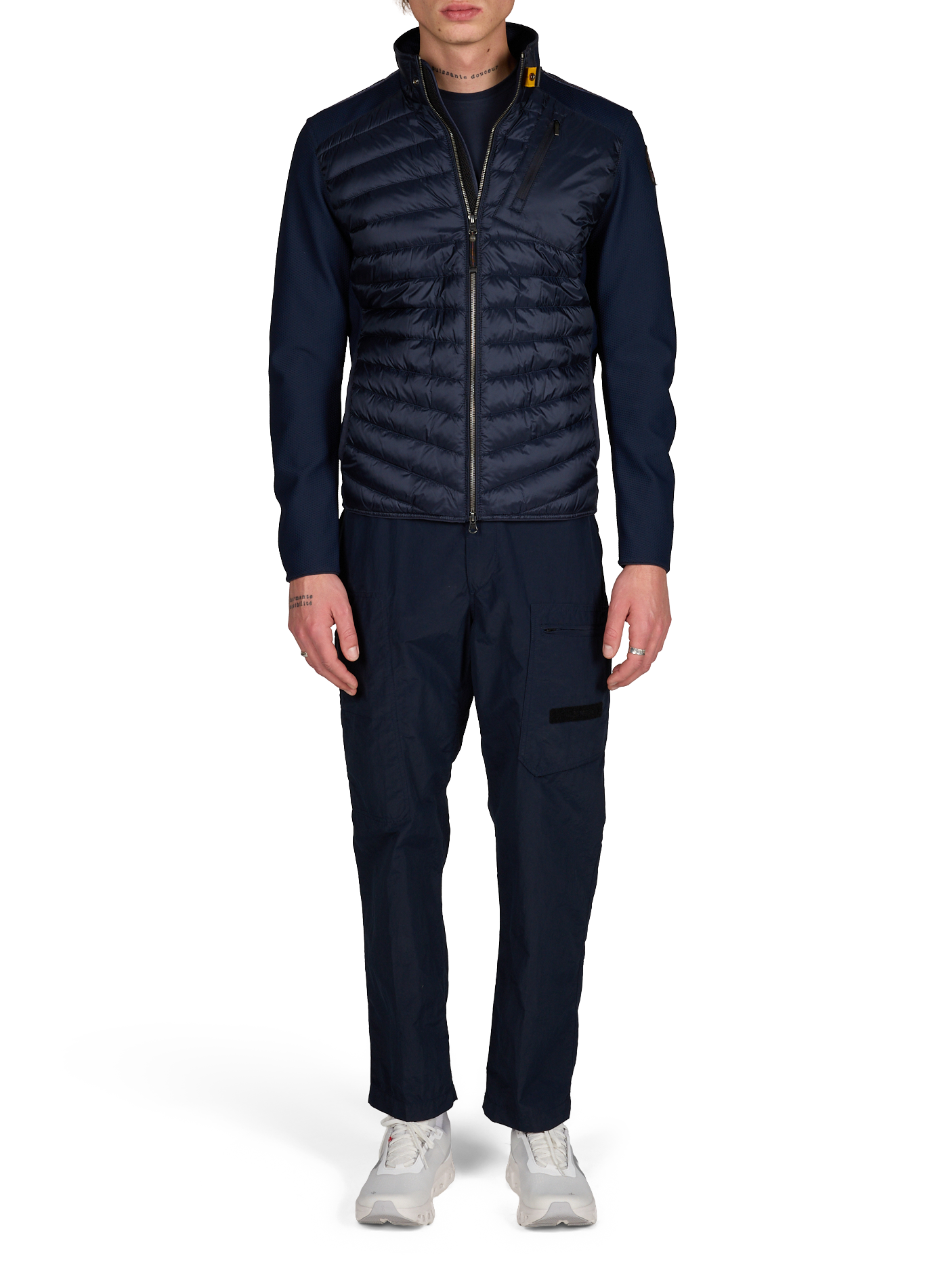 High-neck Jayde jacket PARAJUMPERS Blue