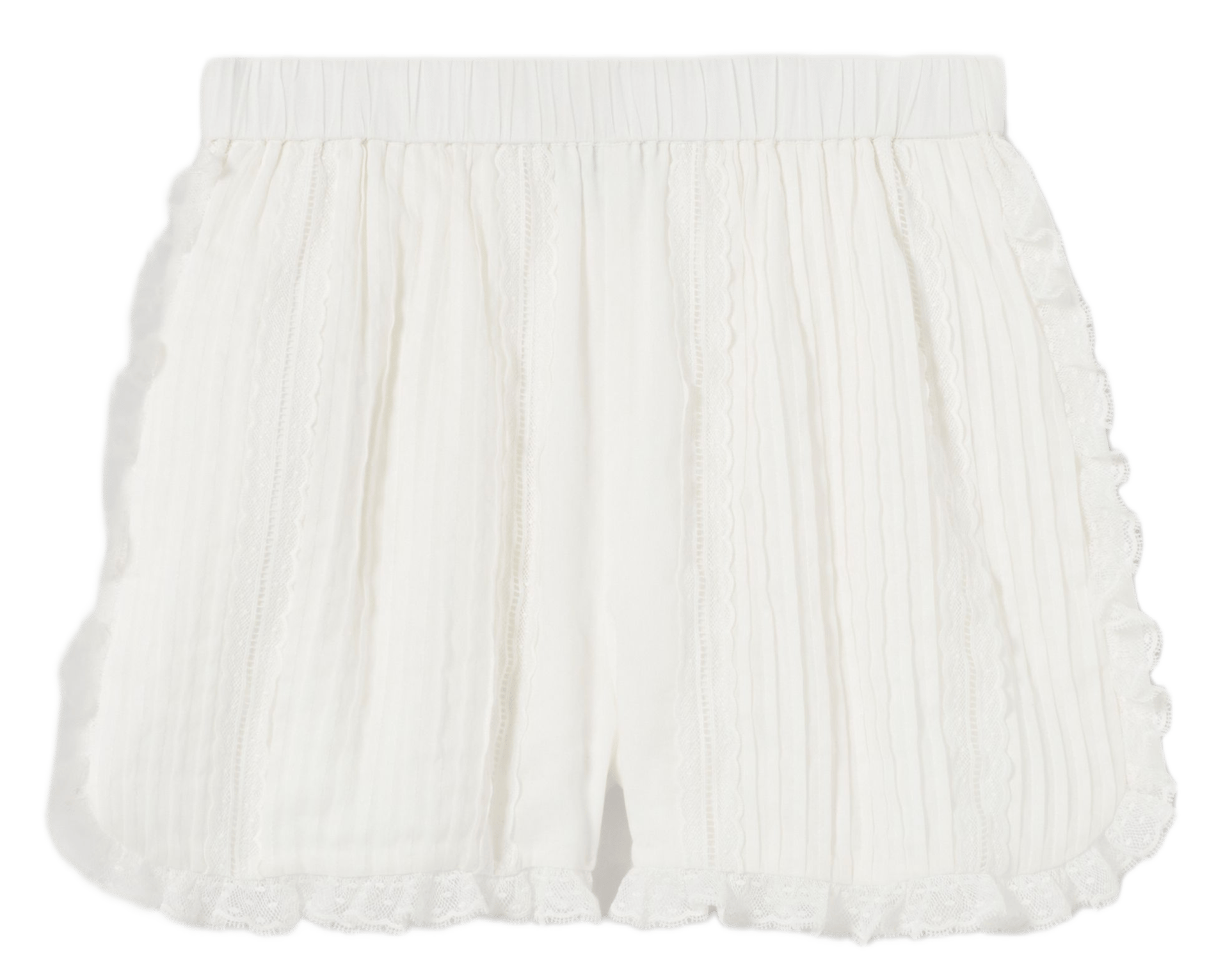 Short court en coton mélangé CLAUDIE PIERLOT Beige