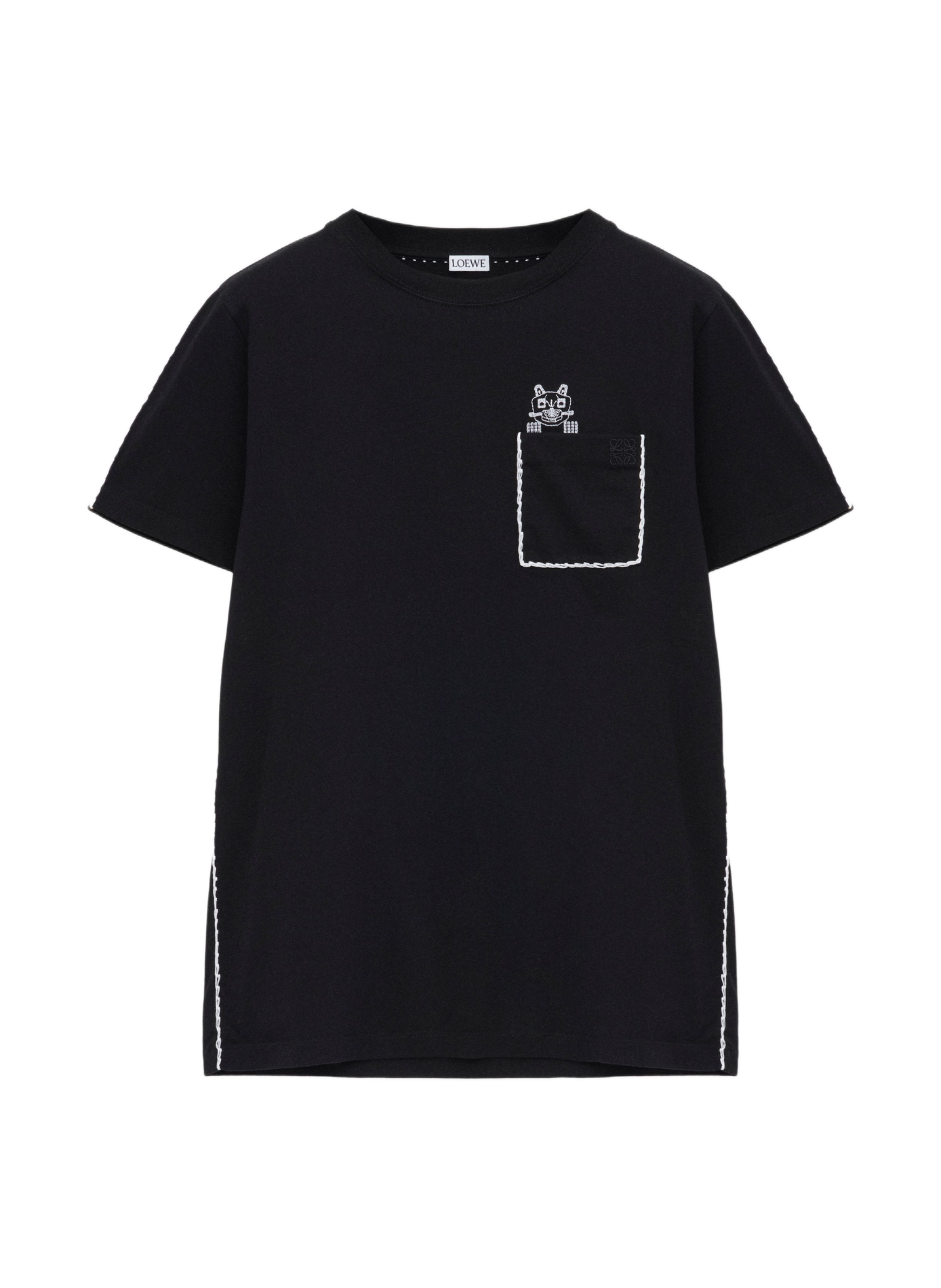 LOEWE x Louis Wain - T-shirt classique en coton LOEWE Noir