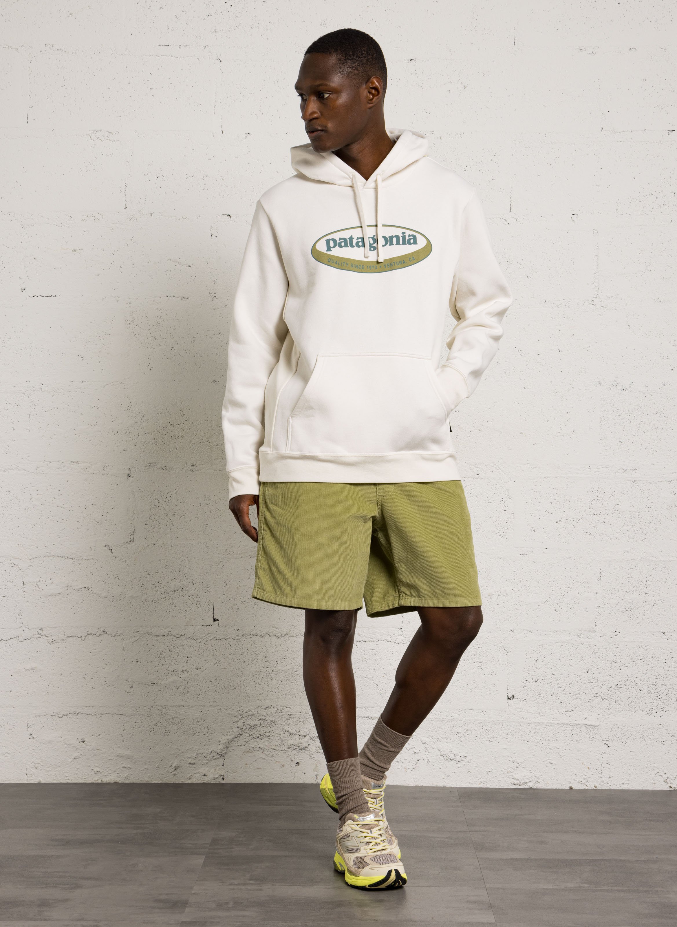 Sweat à capuche PATAGONIA Blanc