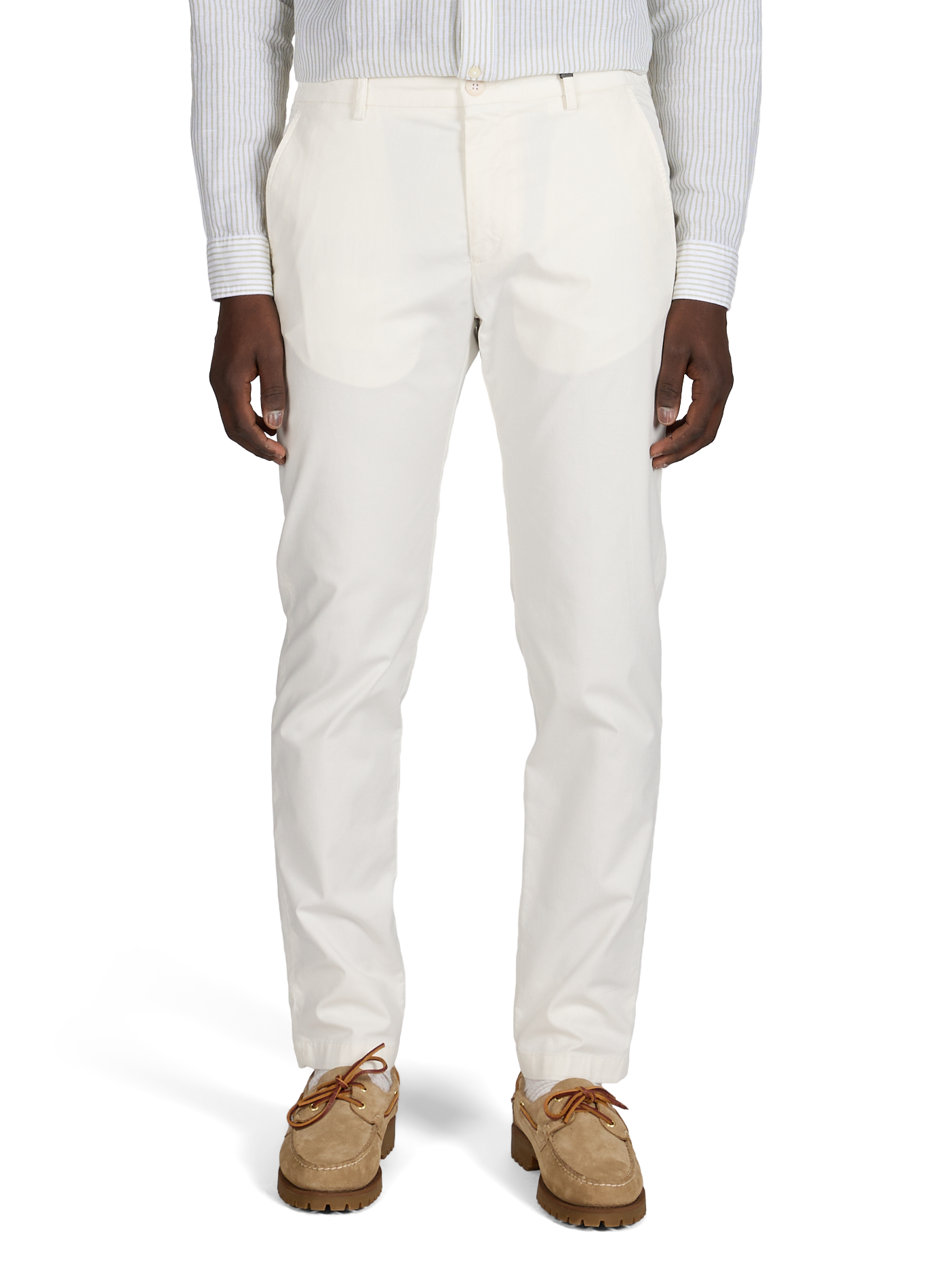 Pantalon slim en coton mélangé STRELLSON Beige