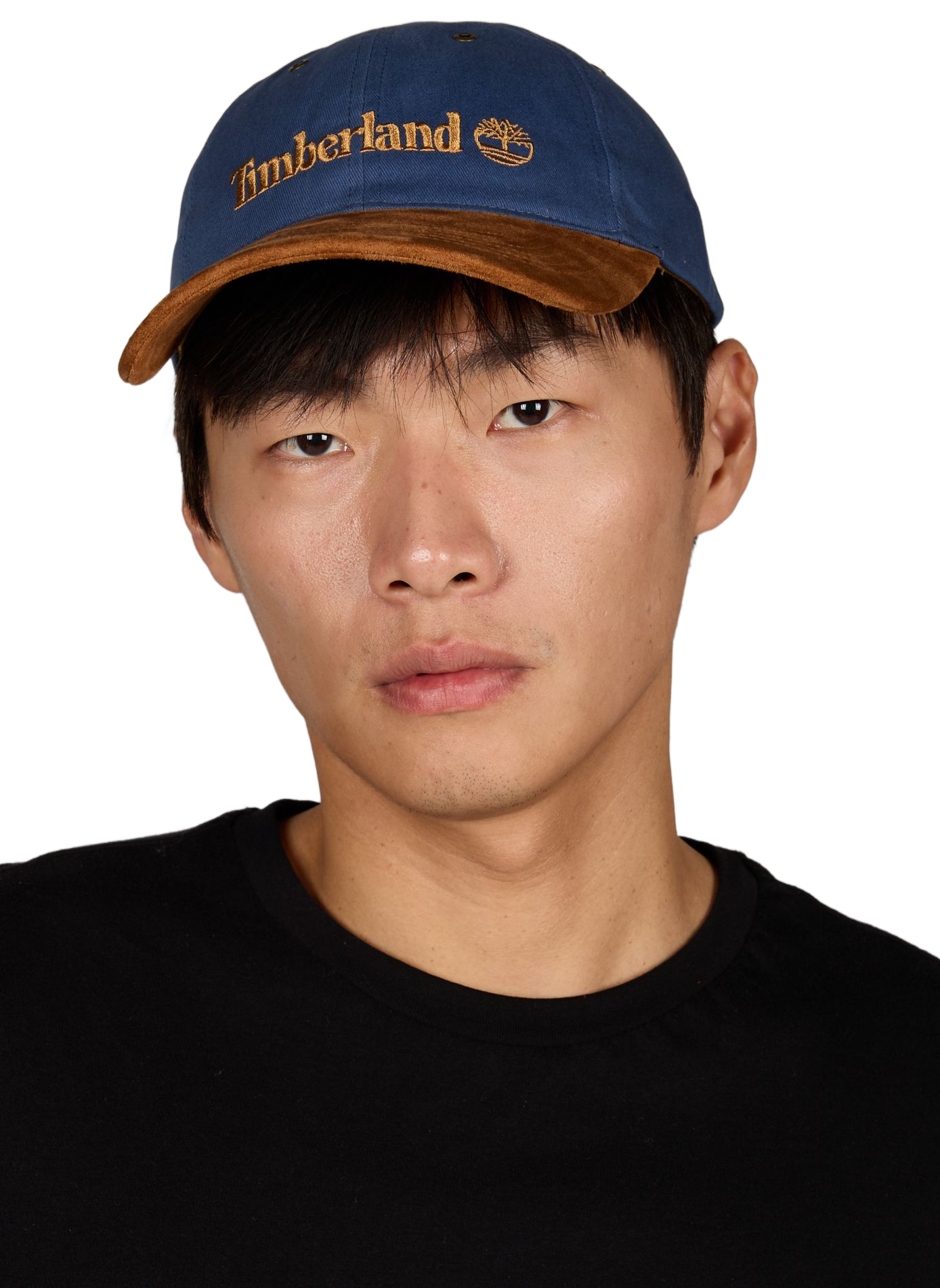 Casquette brodée en coton TIMBERLAND Bleu