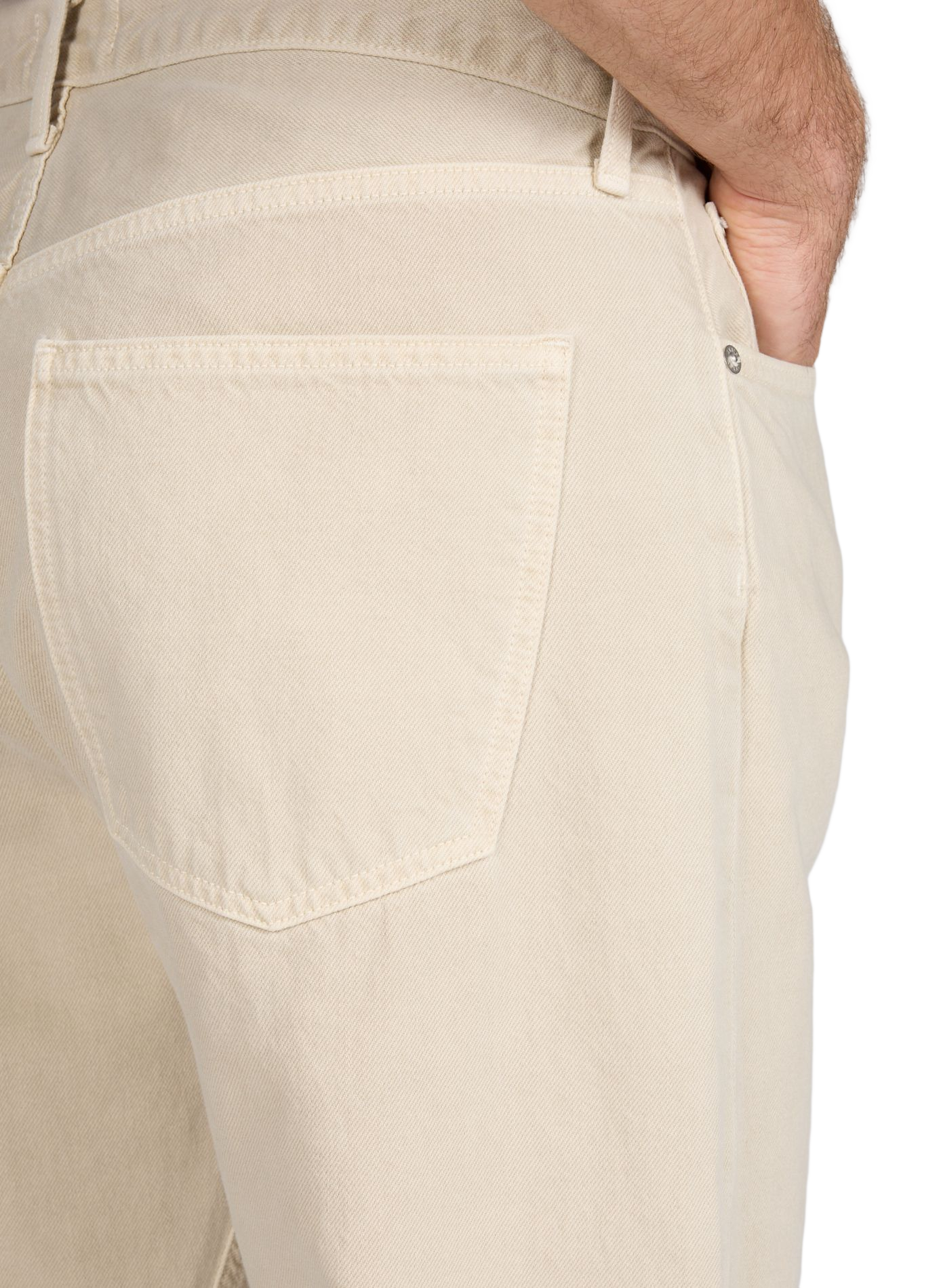 Jeans dritti in cotone AGOLDE Beige