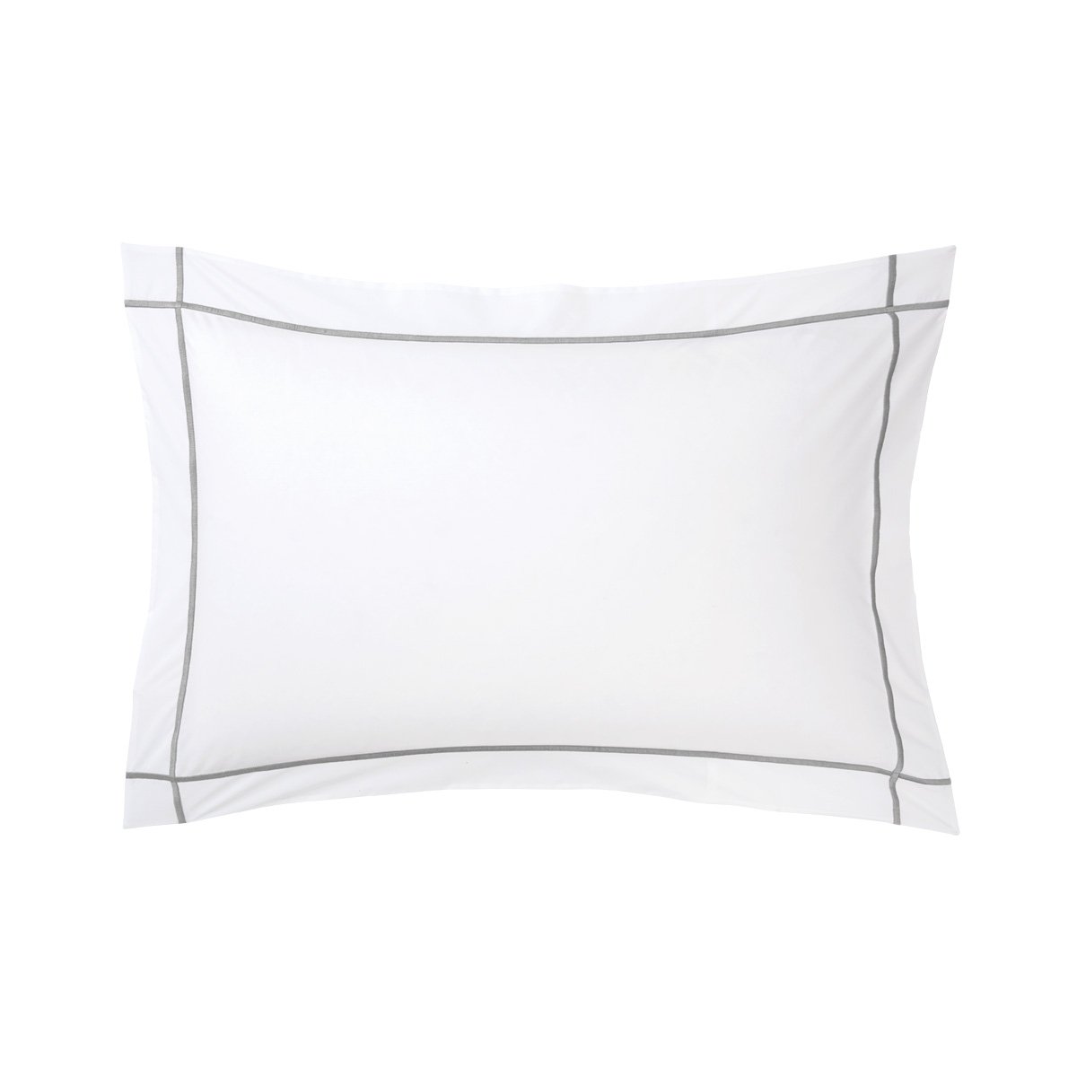 Taie d'oreiller en percale de coton, athéna YVES DELORME Gris