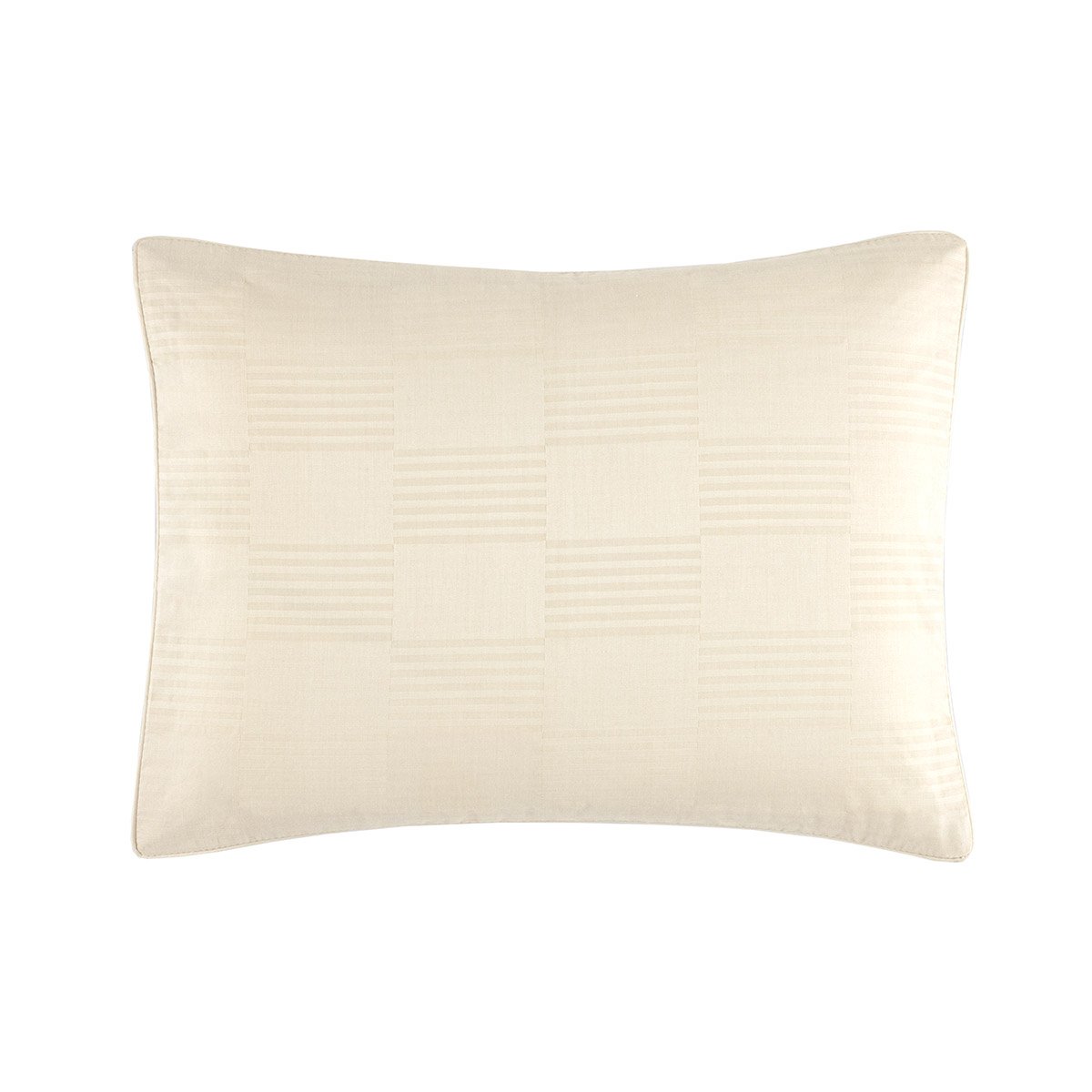 Taie d'oreiller en satin de coton, damier  Lune