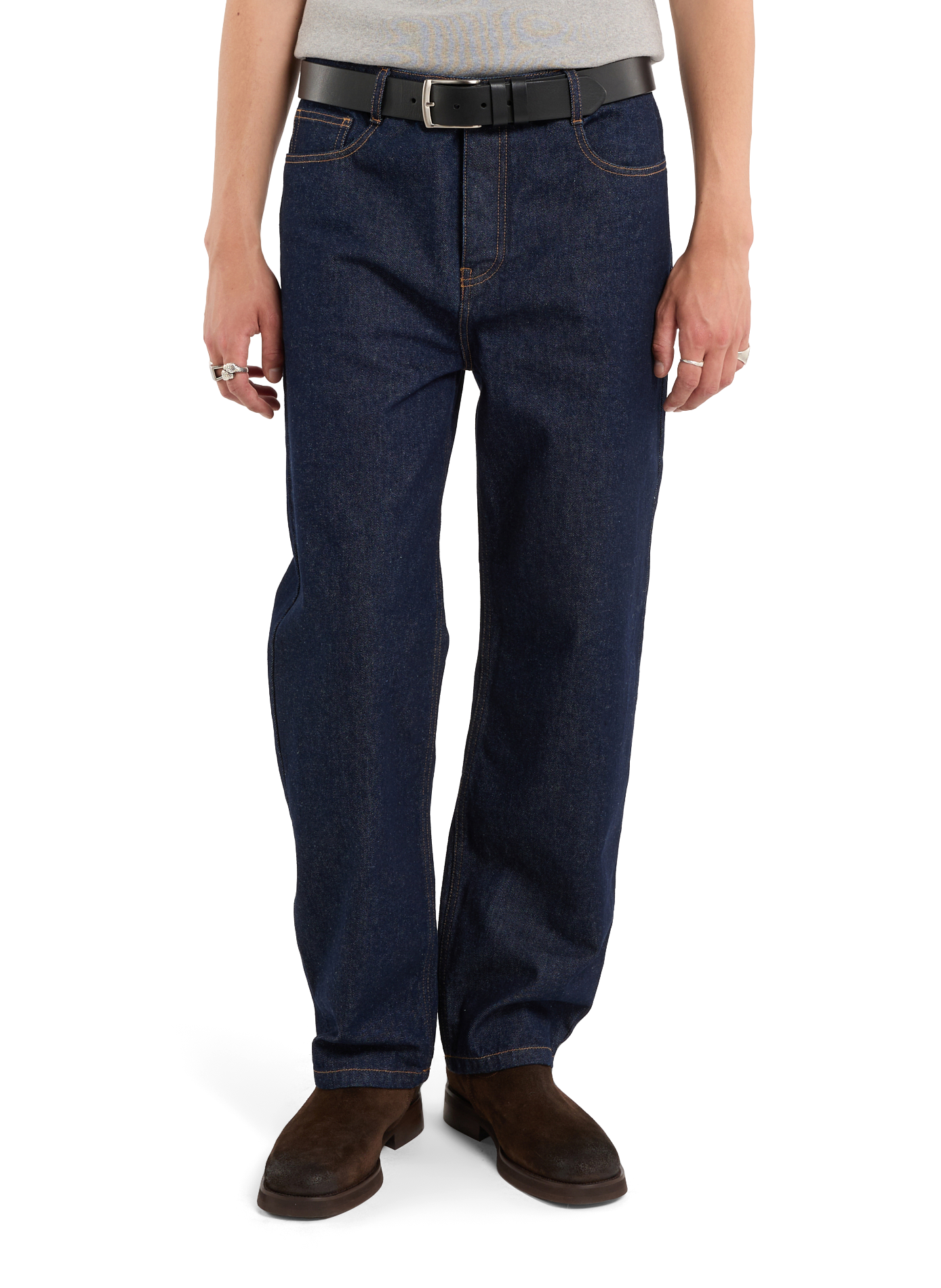 Straight-fit cotton jeans SAISON 1865 Blue