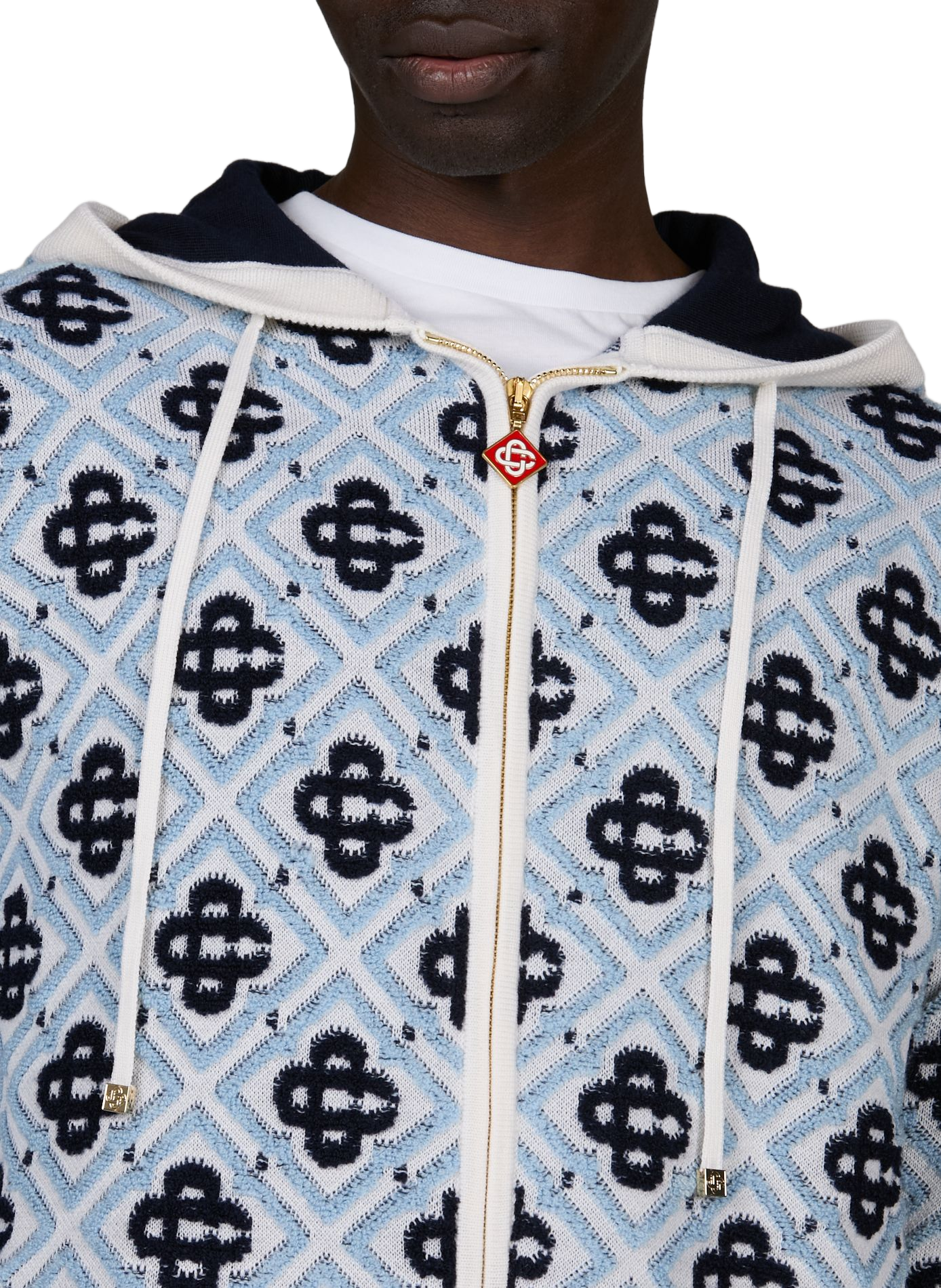 Gilet col zippé CASABLANCA PARIS Multicolore