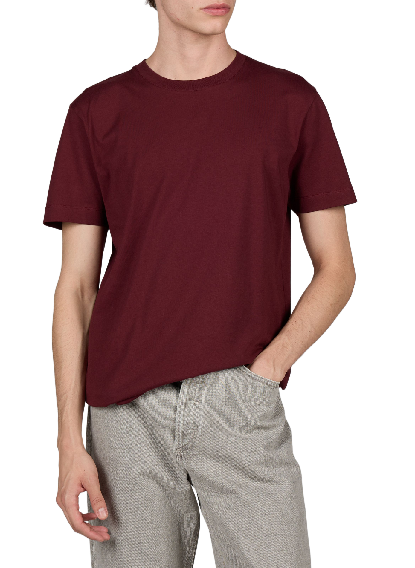 T-shirt Jeff-O in cotton AU PRINTEMPS PARIS Red