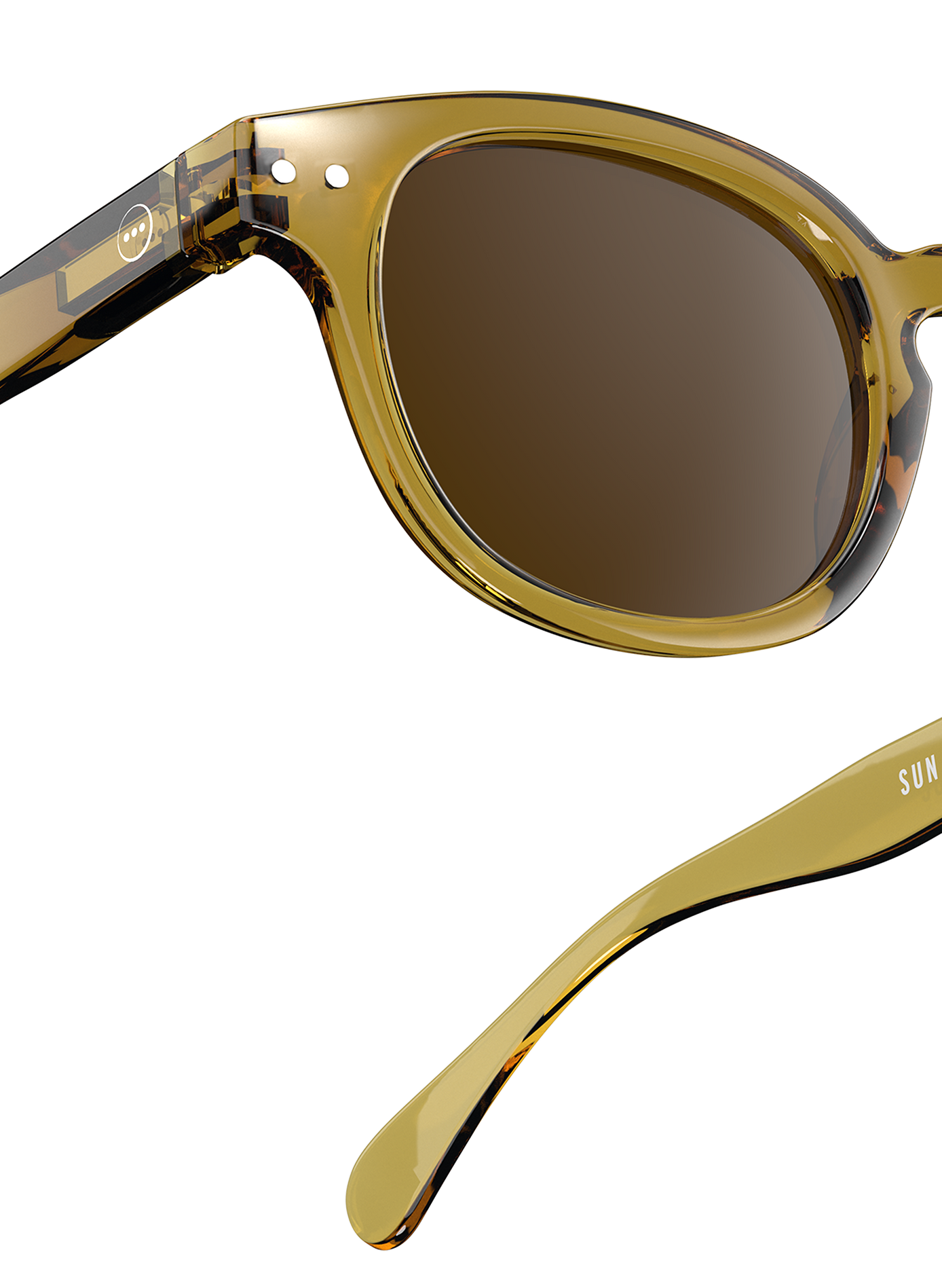 Glossy sunglasses IZIPIZI Green