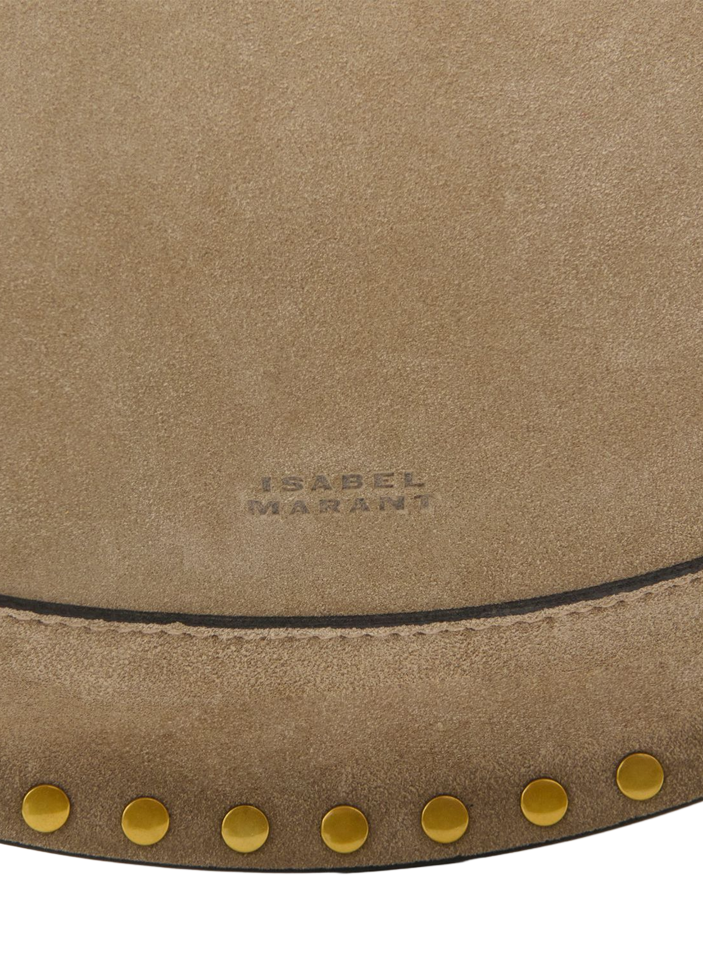 OSKAN MOON Tasche aus Veloursleder ISABEL MARANT Beige