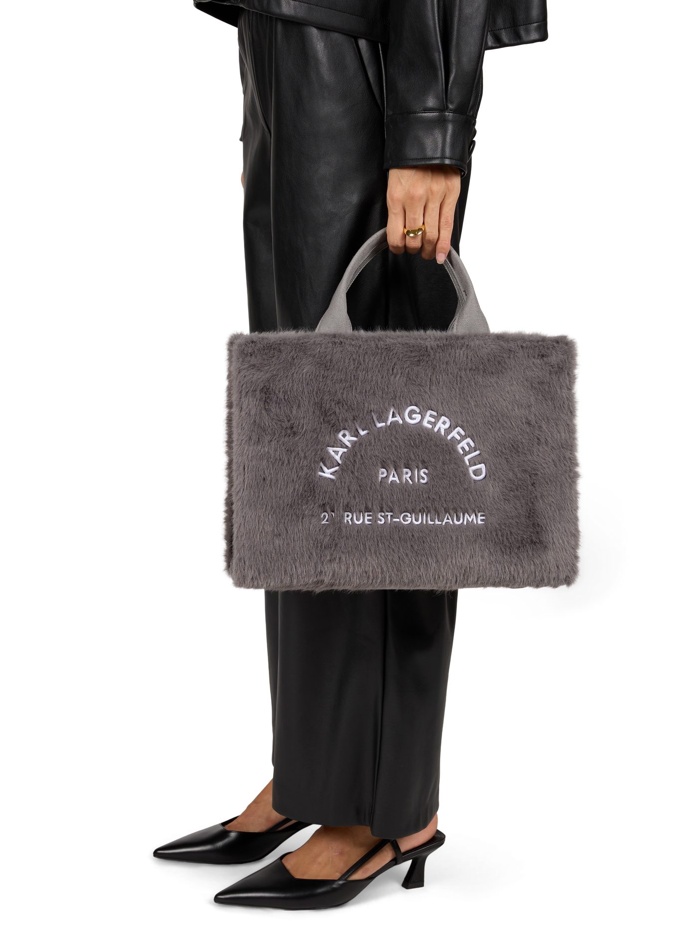 Borsa a mano K/RSG Square KARL LAGERFELD Grigio