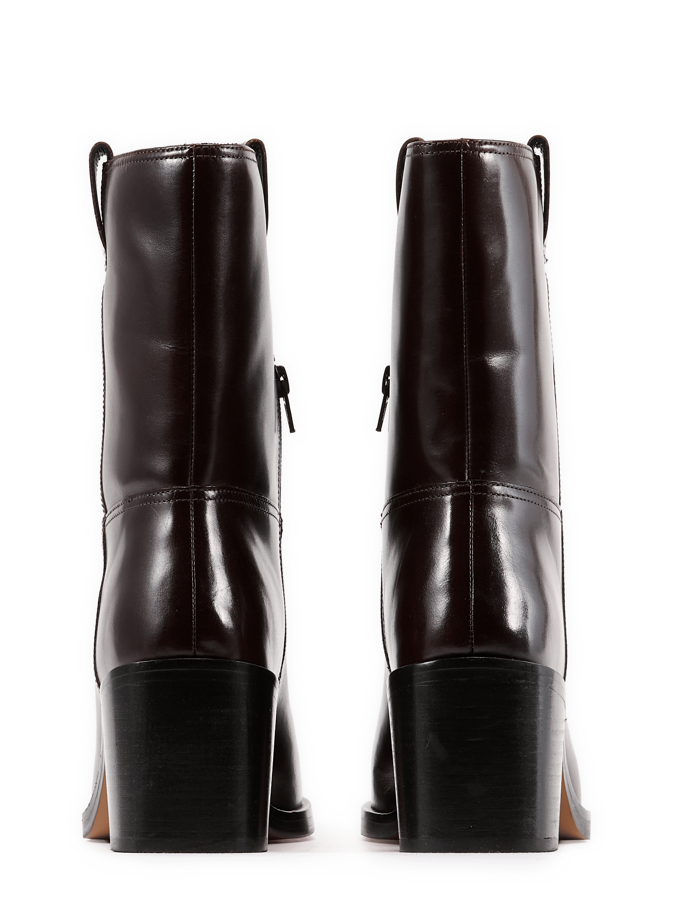 Bottines en cuir GEOX Braun