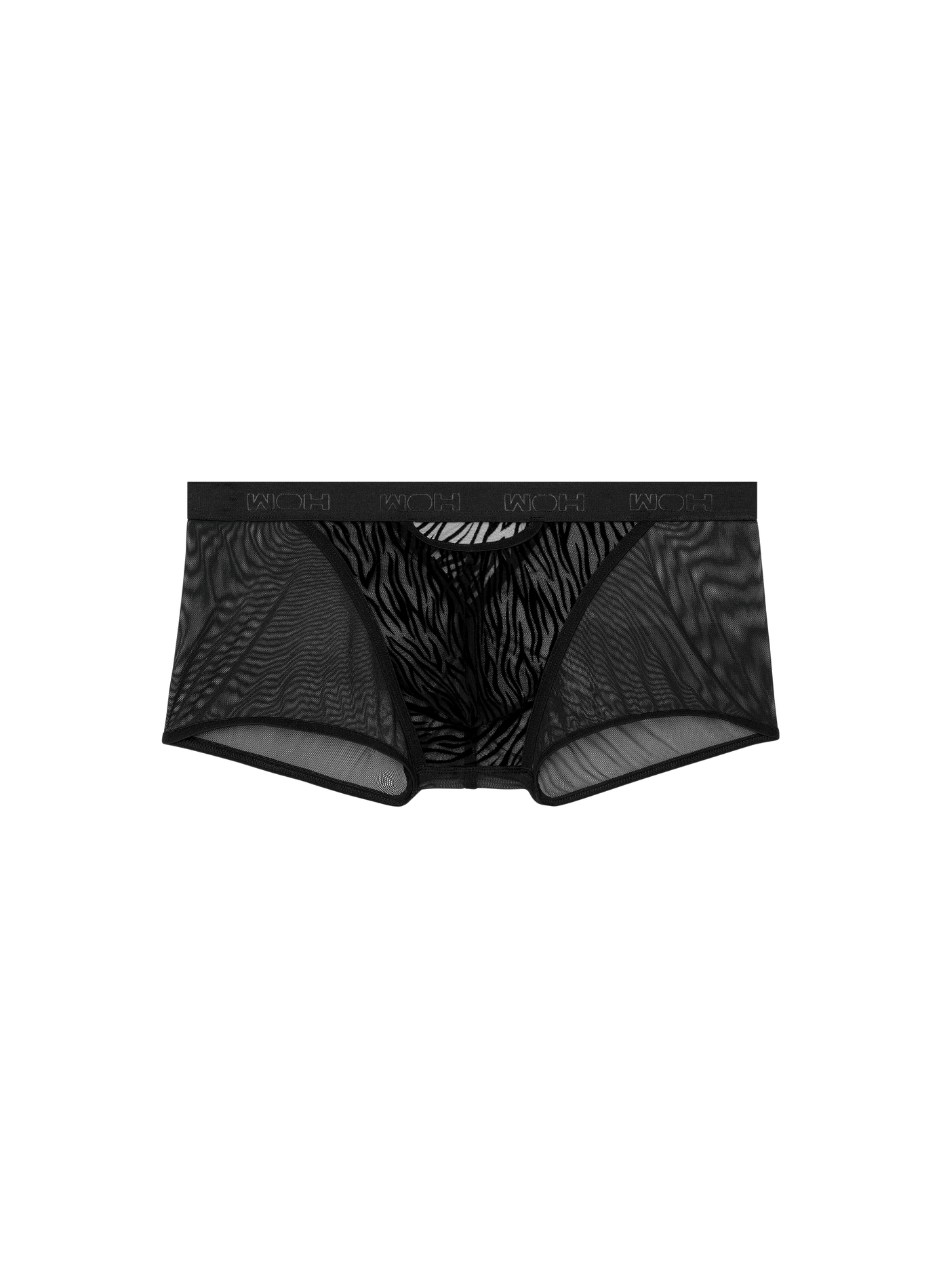 Transparente Boxershorts WOH Schwarz