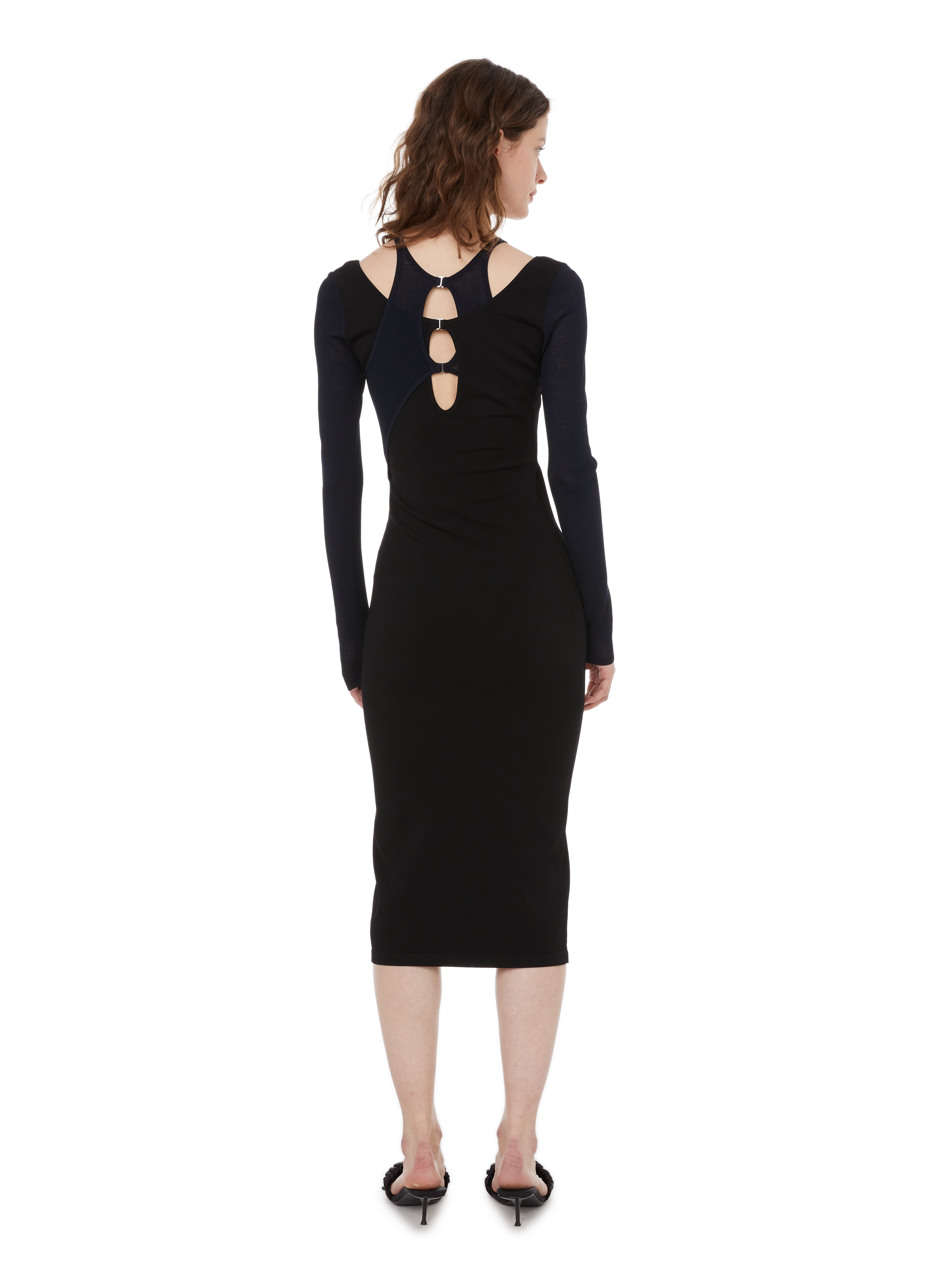 Robe à découpes en maille  DION LEE Multicolore
