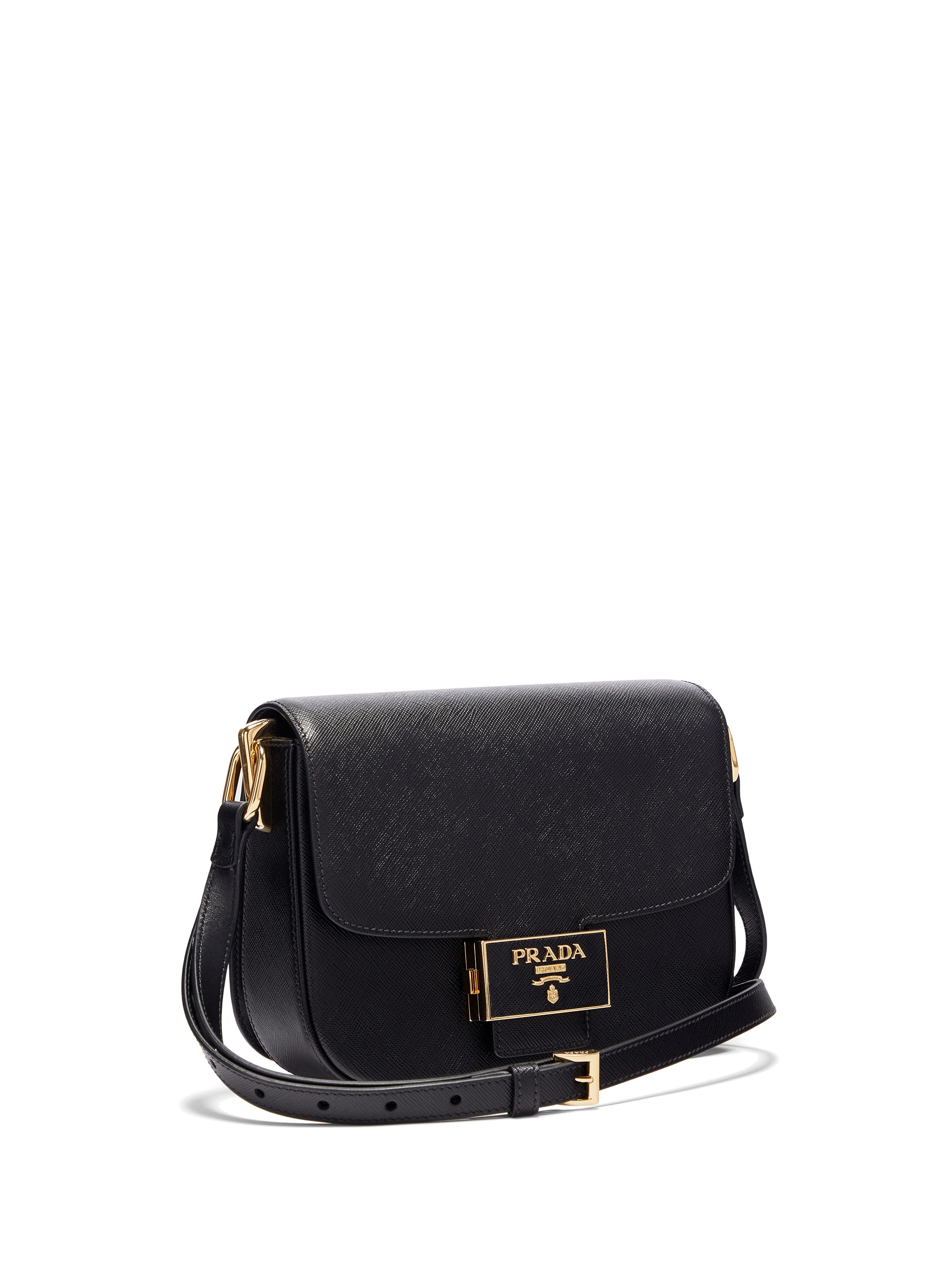 Sac Emblème en cuir saffiano