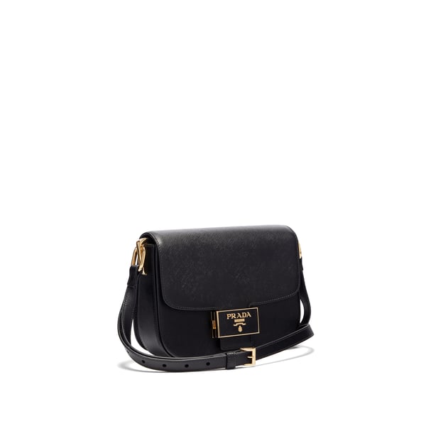 Sac Emblème en cuir saffiano