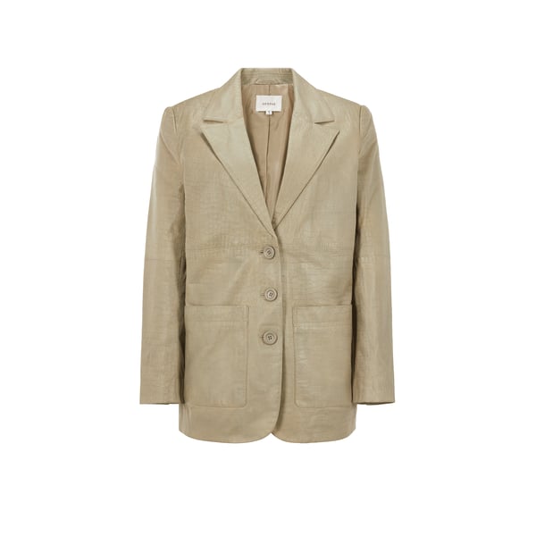 Veste Petraligz en cuir embossé