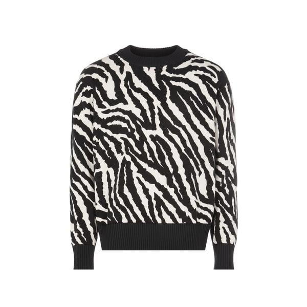 Pull zèbre en coton