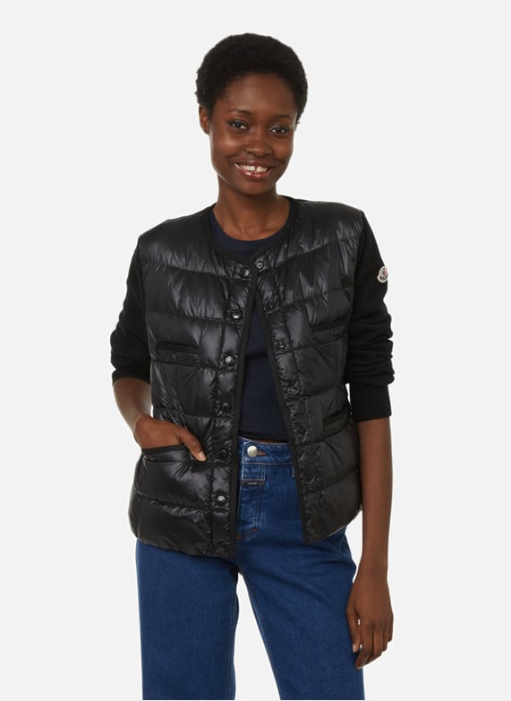 CARDIGAN BI MATIeRE MONCLER pour FEMME Printemps