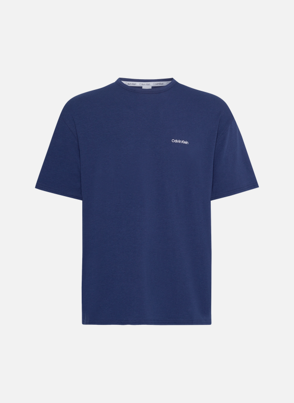 CALVIN KLEIN T-shirt en coton Bleu