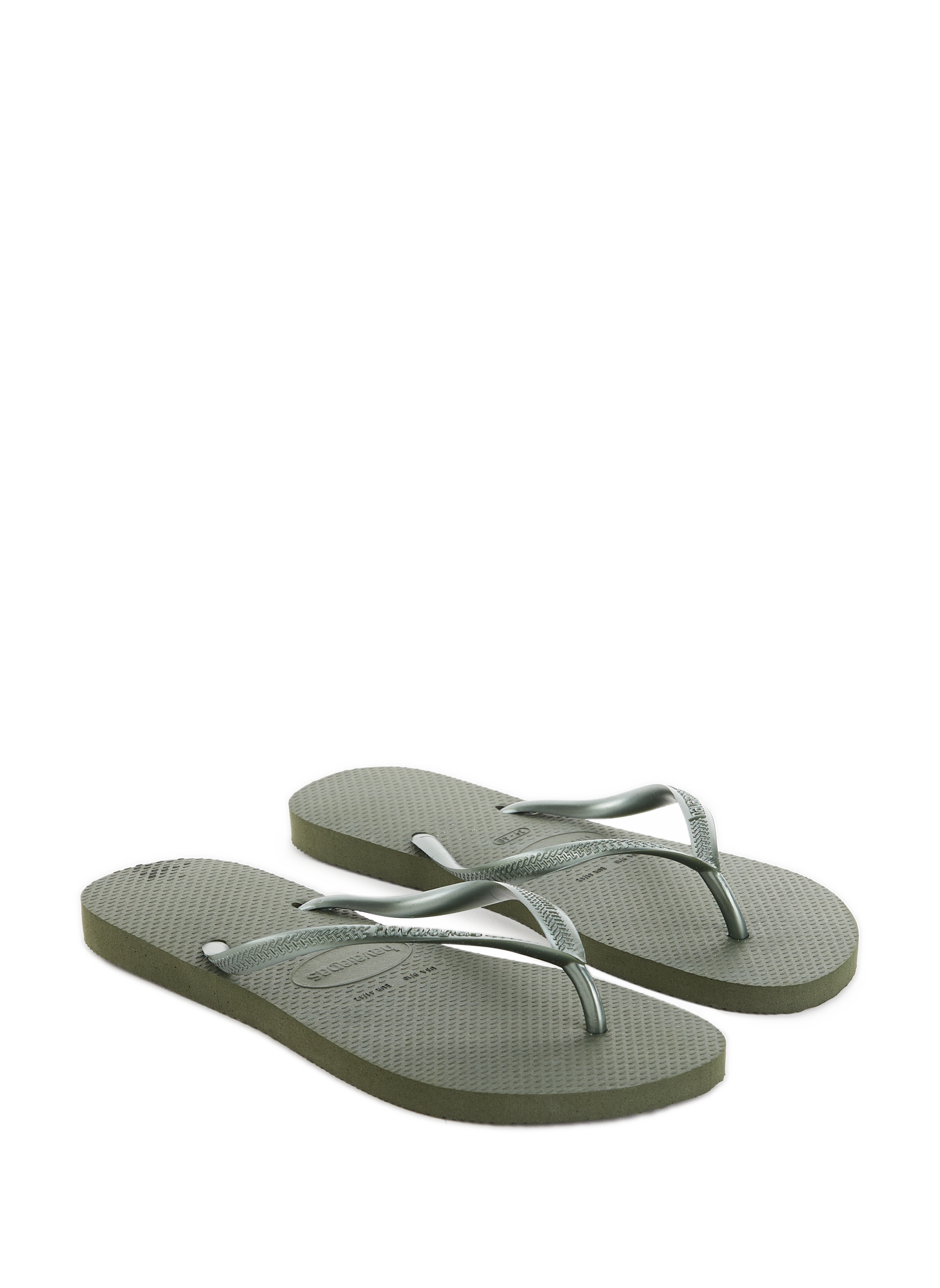 Slim flip flops HAVAIANAS Green