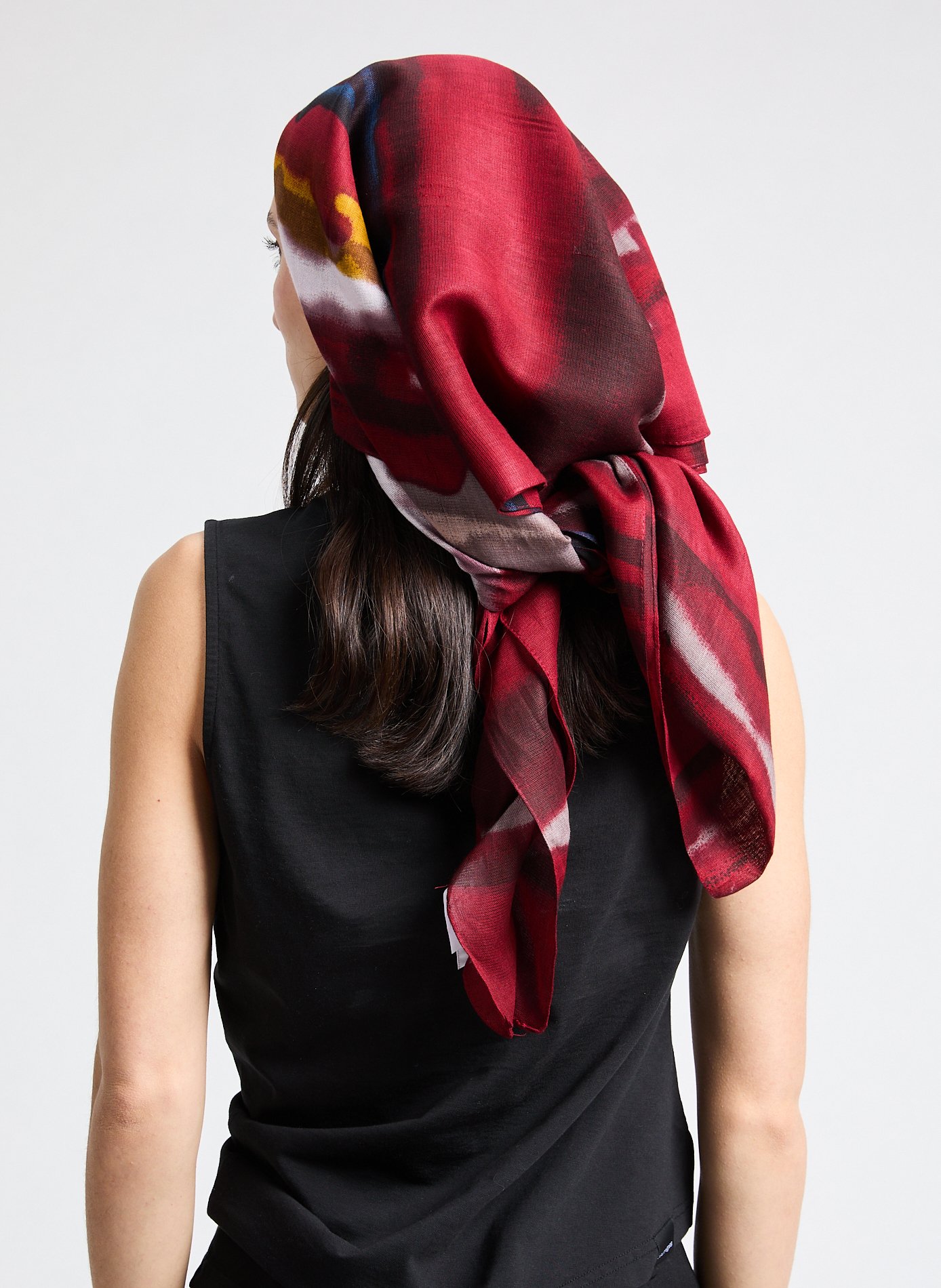 Foulard imprimé AU PRINTEMPS PARIS Multicolore