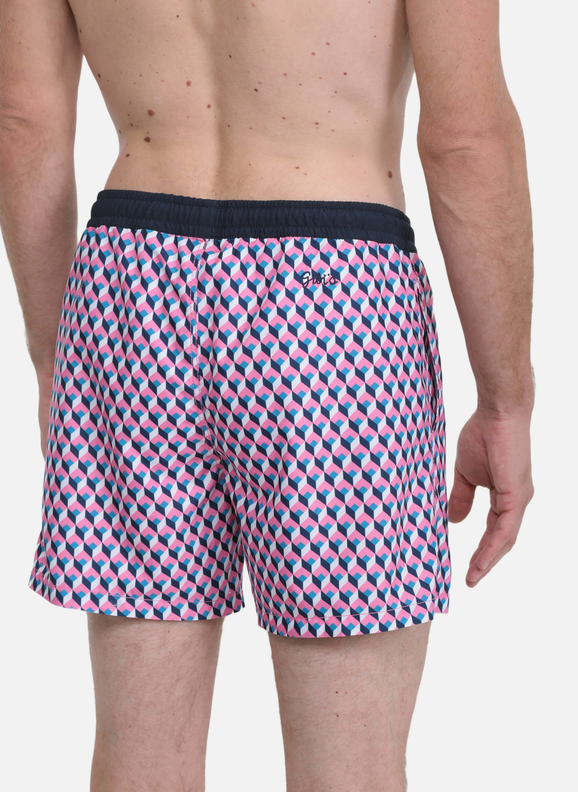 Short de bain   candy rubik GILI'S Rose