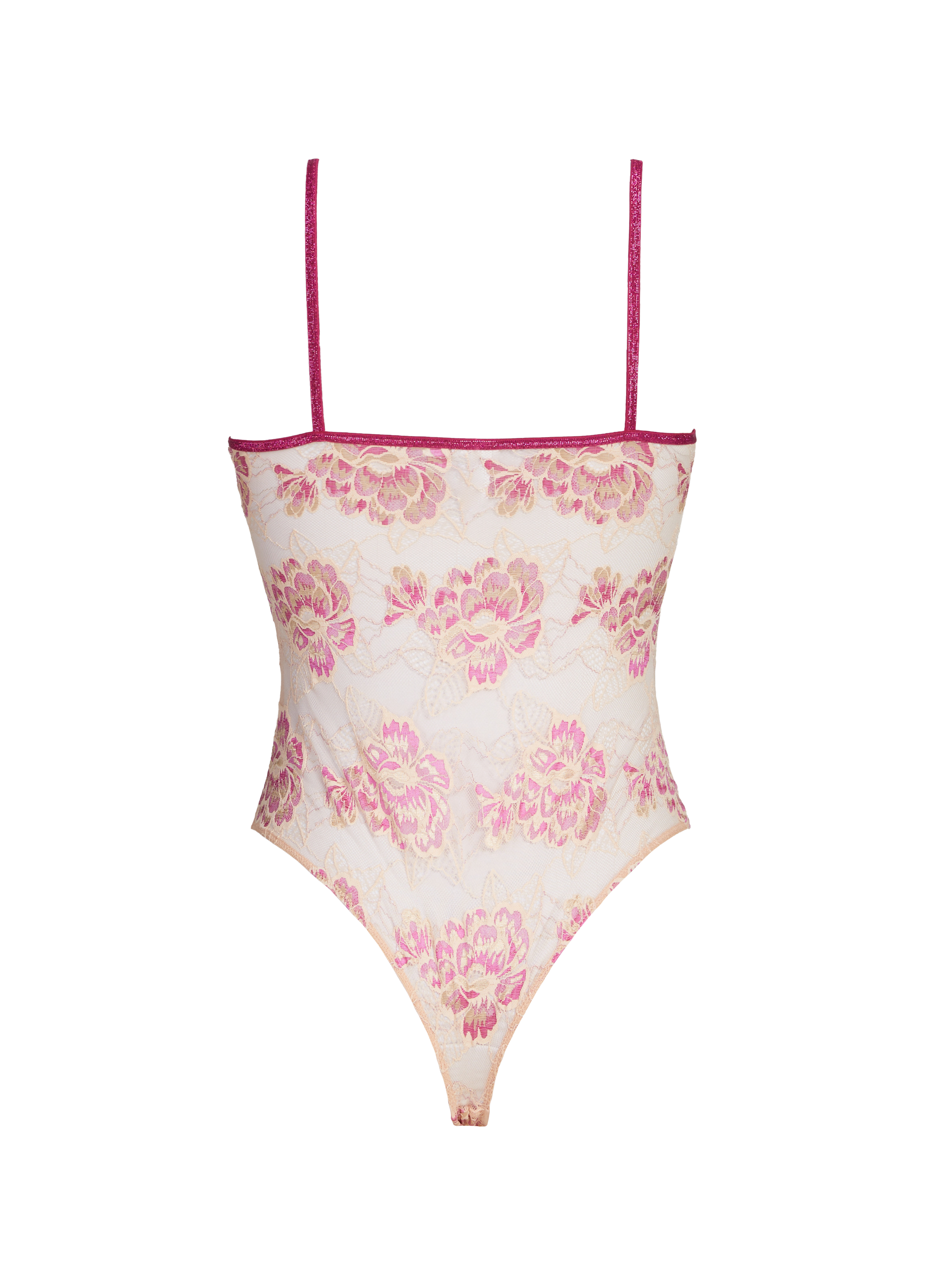 Body en dentelle LA NOUVELLE Rose