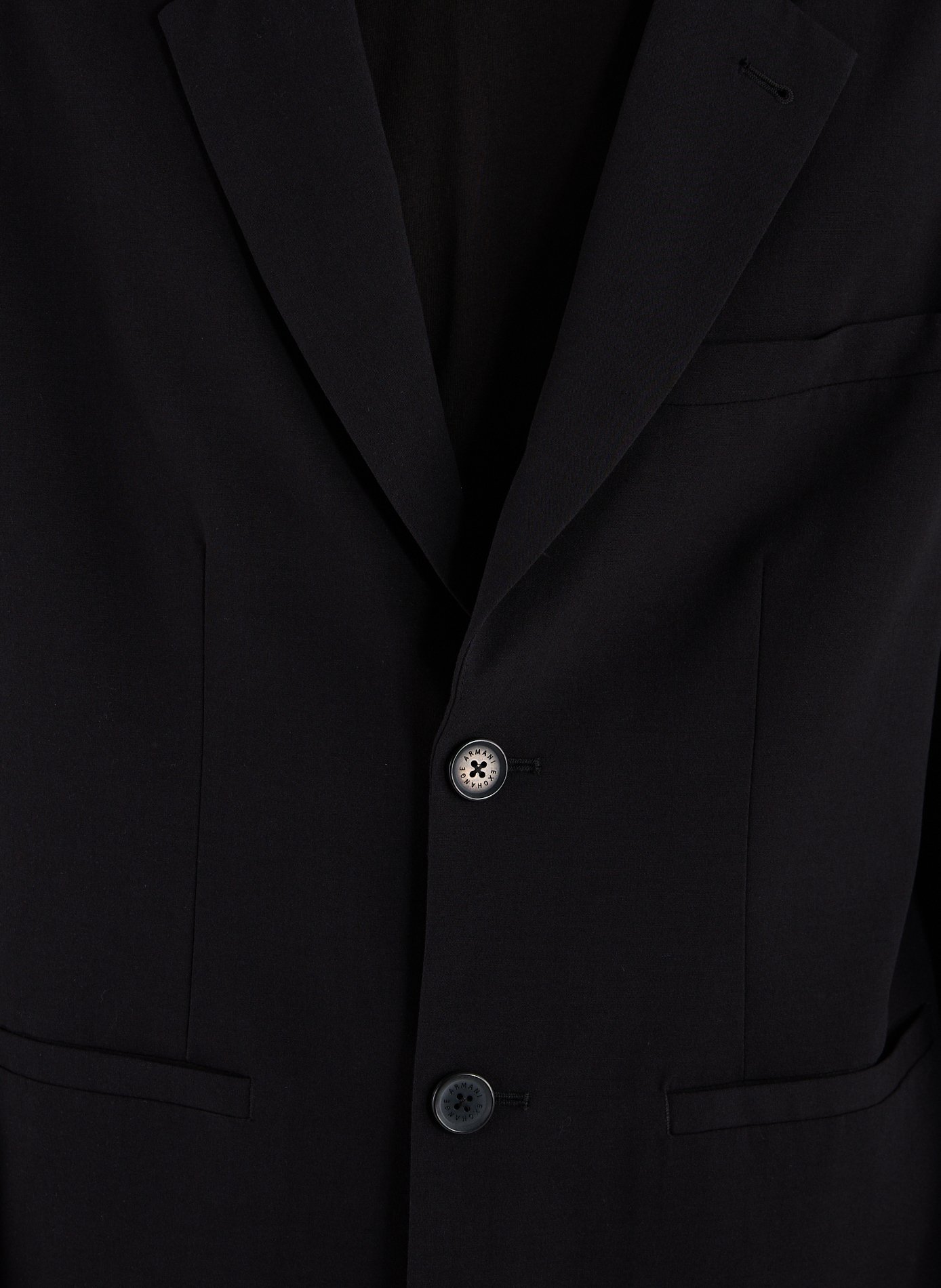 Veste de tailleur droite ARMANI EXCHANGE Noir