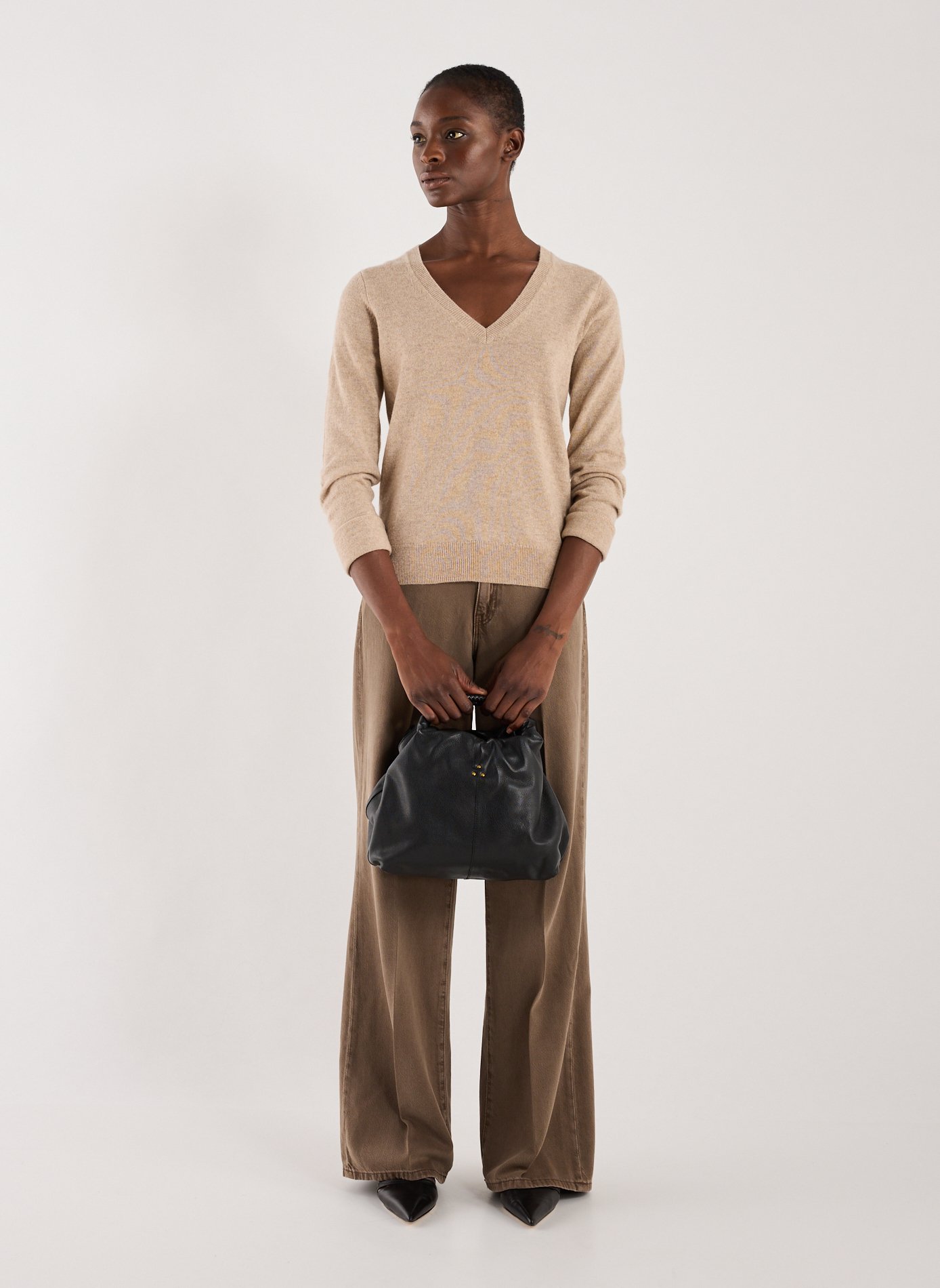 Sac à main Gordi M en cuir JÉRÔME DREYFUSS Noir