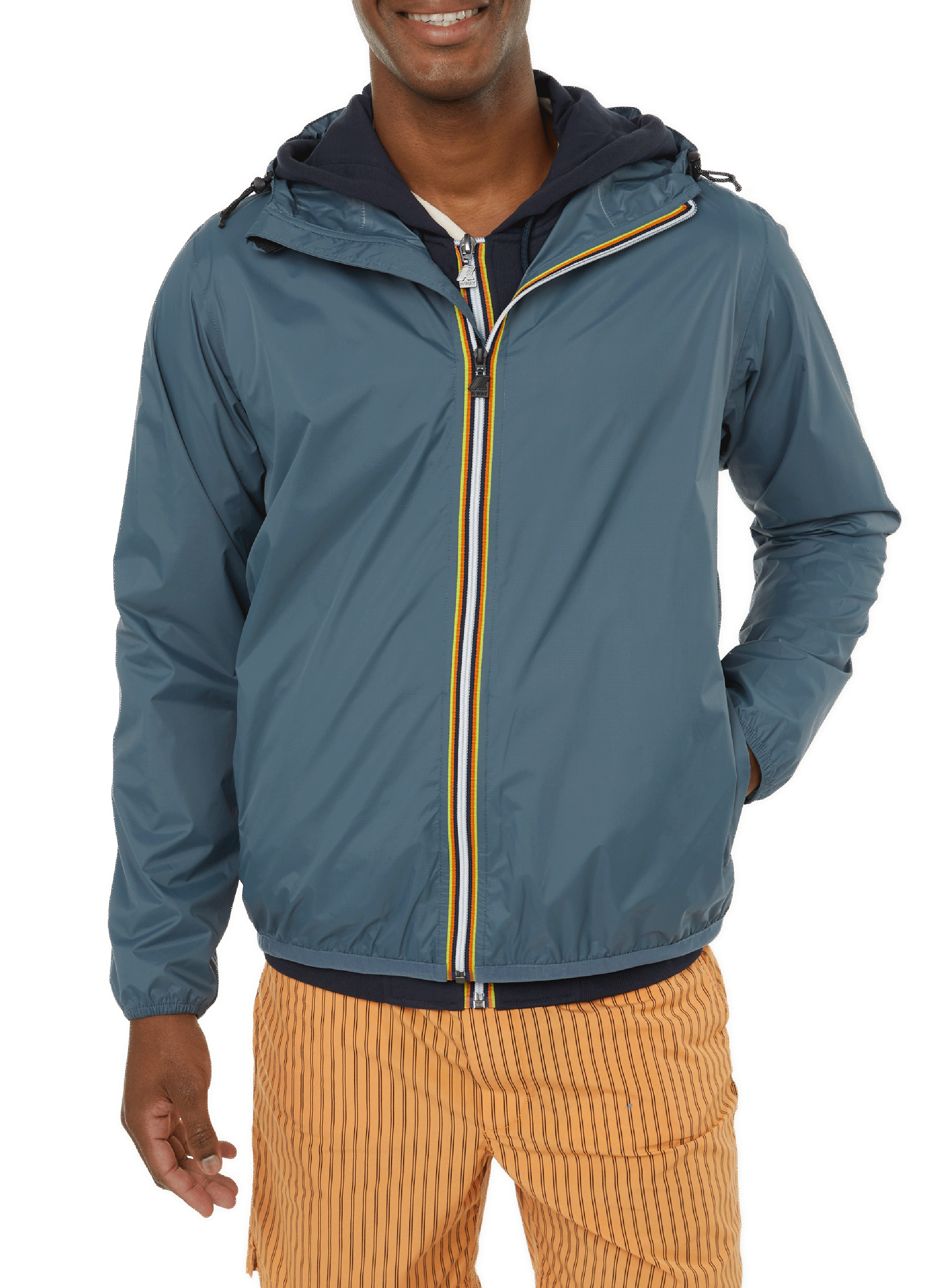 K-WAY Le Vrai 3.0 Claude windbreaker  Grey