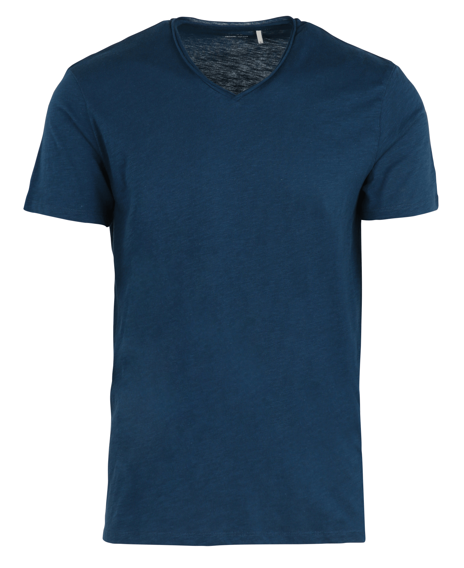 Tee-shirt col v en coton IKKS Bleu