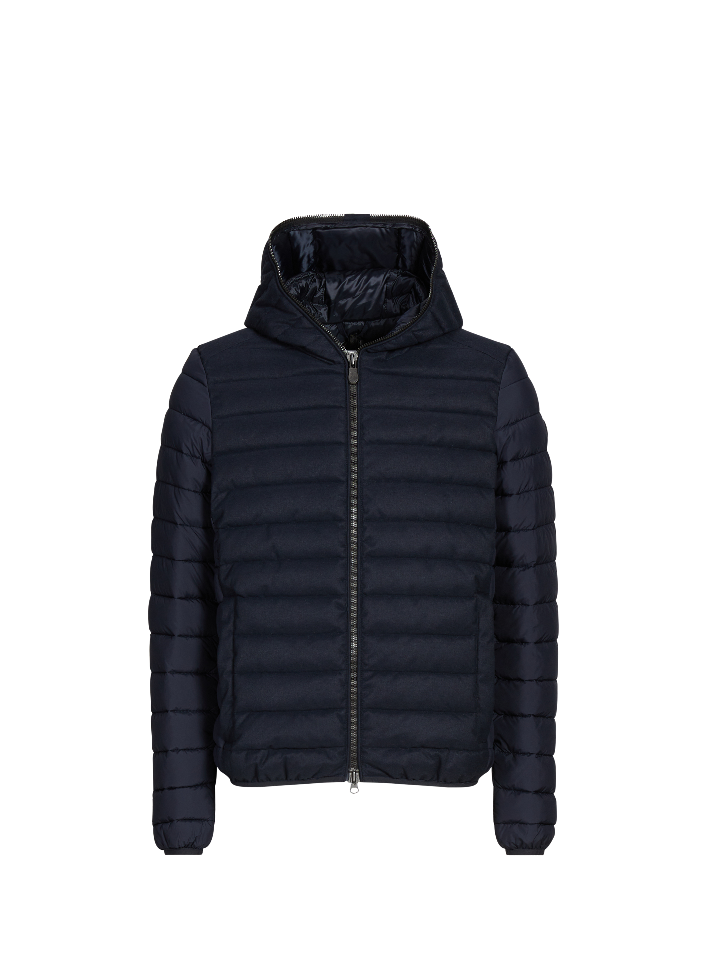 SAVE THE DUCK Hooded padded jacket Blue